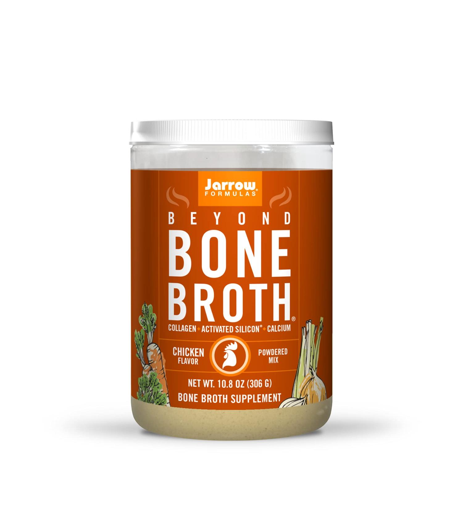 Jarrow Formulas Beyond Bone Broth - Chicken Flavor, 10.8 oz | Nutrient-Rich Supplement - Buy Online on GoSupps.com