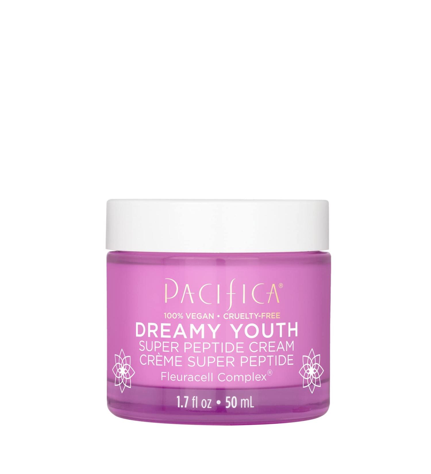 Pacifica Dreamy Youth Super Peptide Cream 1.7 oz - Unisex Anti-Aging Facial Moisturizer - Buy Online on GoSupps.com