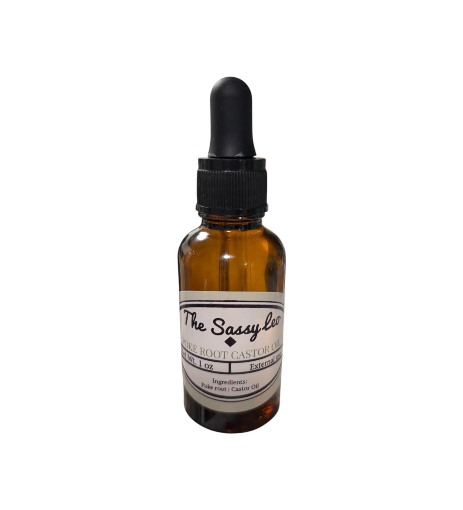 Poke Root Castor Oil Extract 1oz Organic Cold Pressed Castor Oil - Buy Online on GoSupps.com
