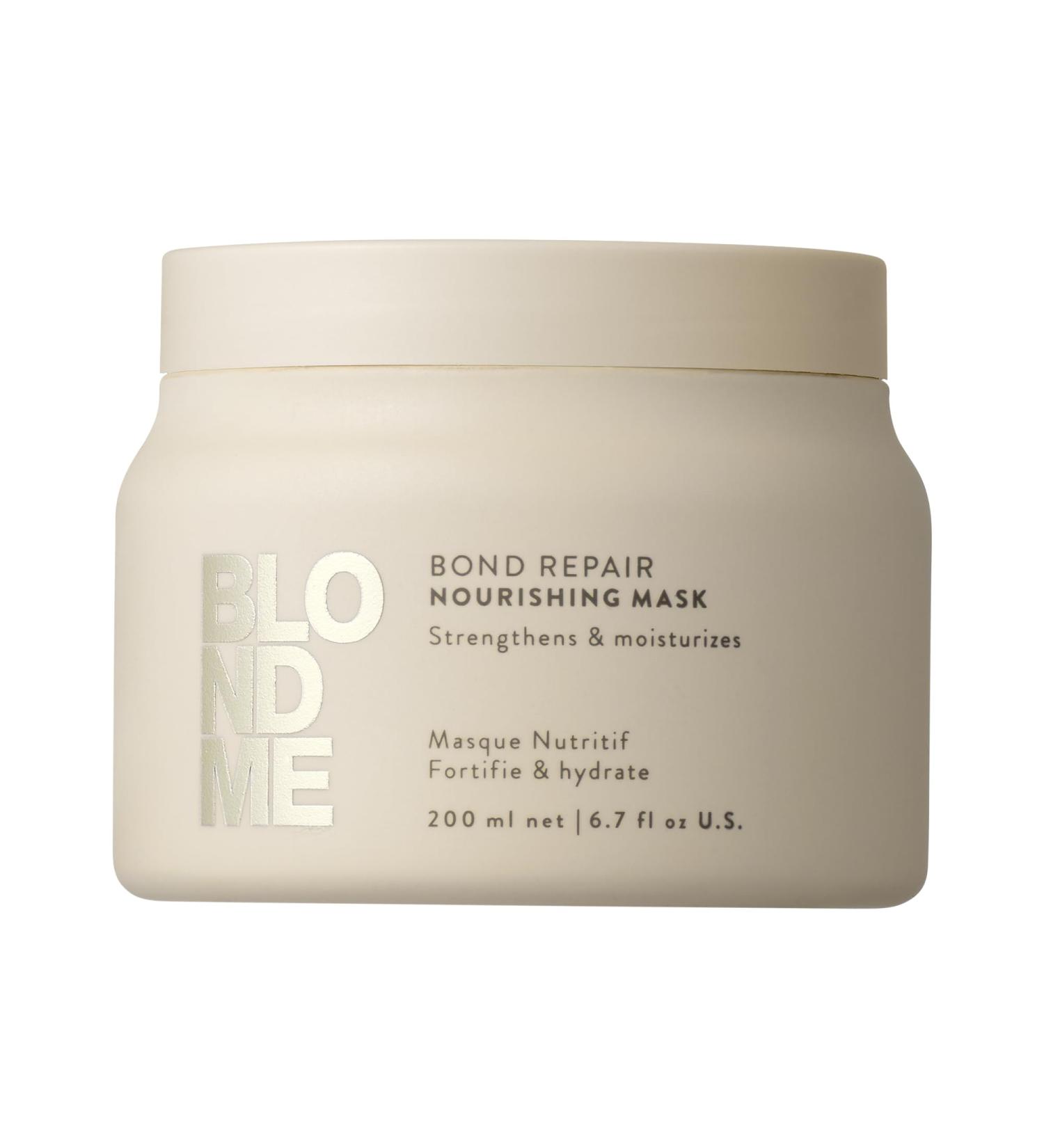 Schwarzkopf Professional BLONDME Bond Repair Nourishing Mask Masque Capillaire R parateur Profond ment Nourrissant Lisser Les Cheveux Poreux Hydratant Et Adoucissant 200 ml - Buy Online on GoSupps.com