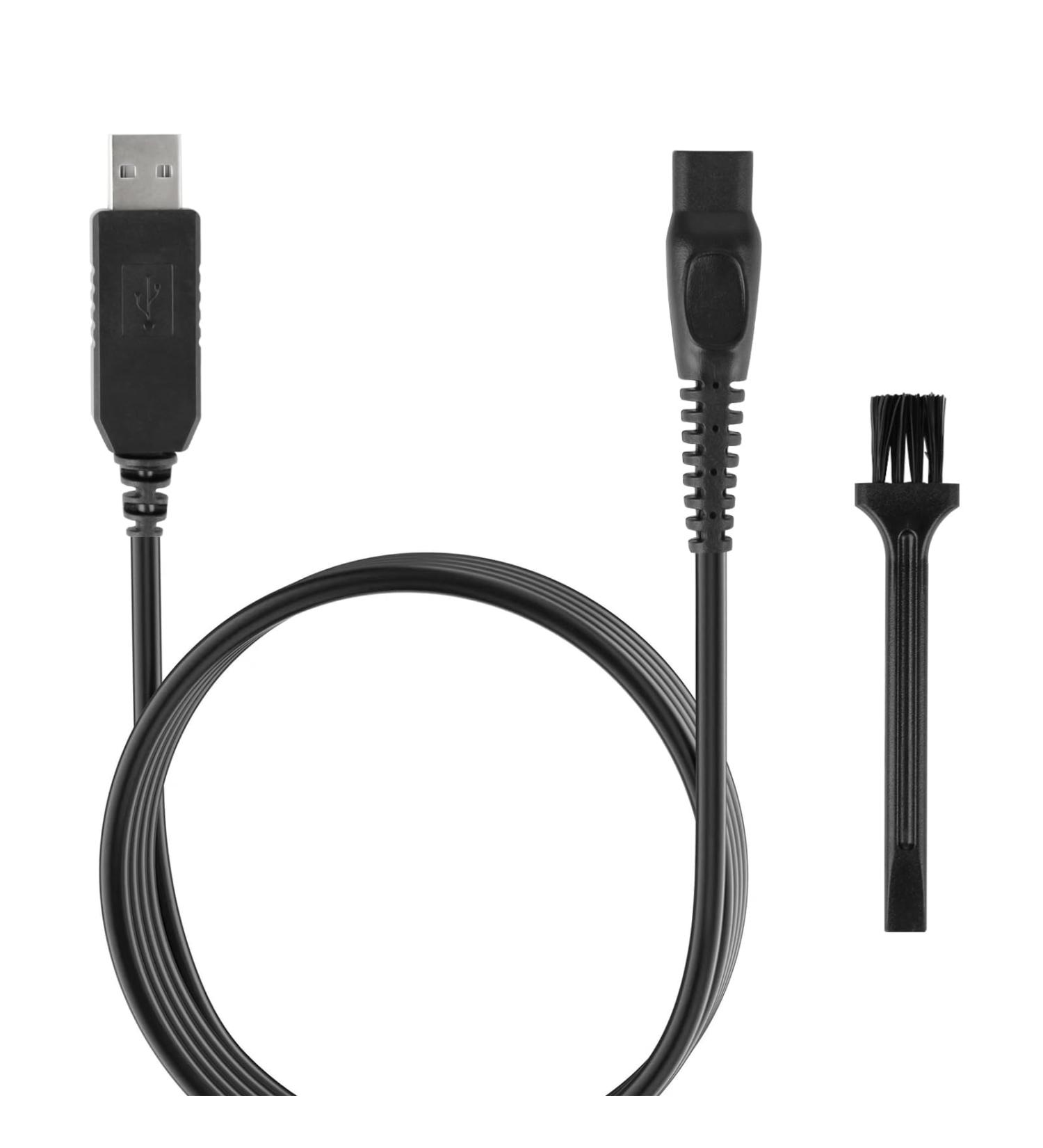 15V USB Charger for Philips Shaver | Replacement Power Cord for Norelco HQ8505 Series | Compatible with One Blade and Beard Trimmer - Buy Online on GoSupps.com