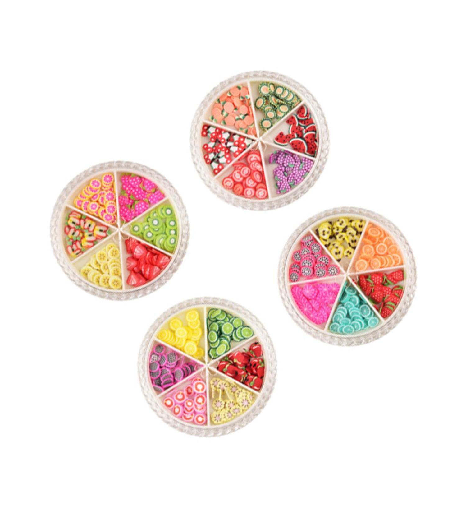 PLAFOPE 4 Box Manicure Decals Fingernail Decals Slice Nail Decoration DIY Nail Slice Decorations Self-adhesive Nail Decals Cellphone Decoration Nail Art Stickers Fruit Nail Stickers - Buy Online on GoSupps.com