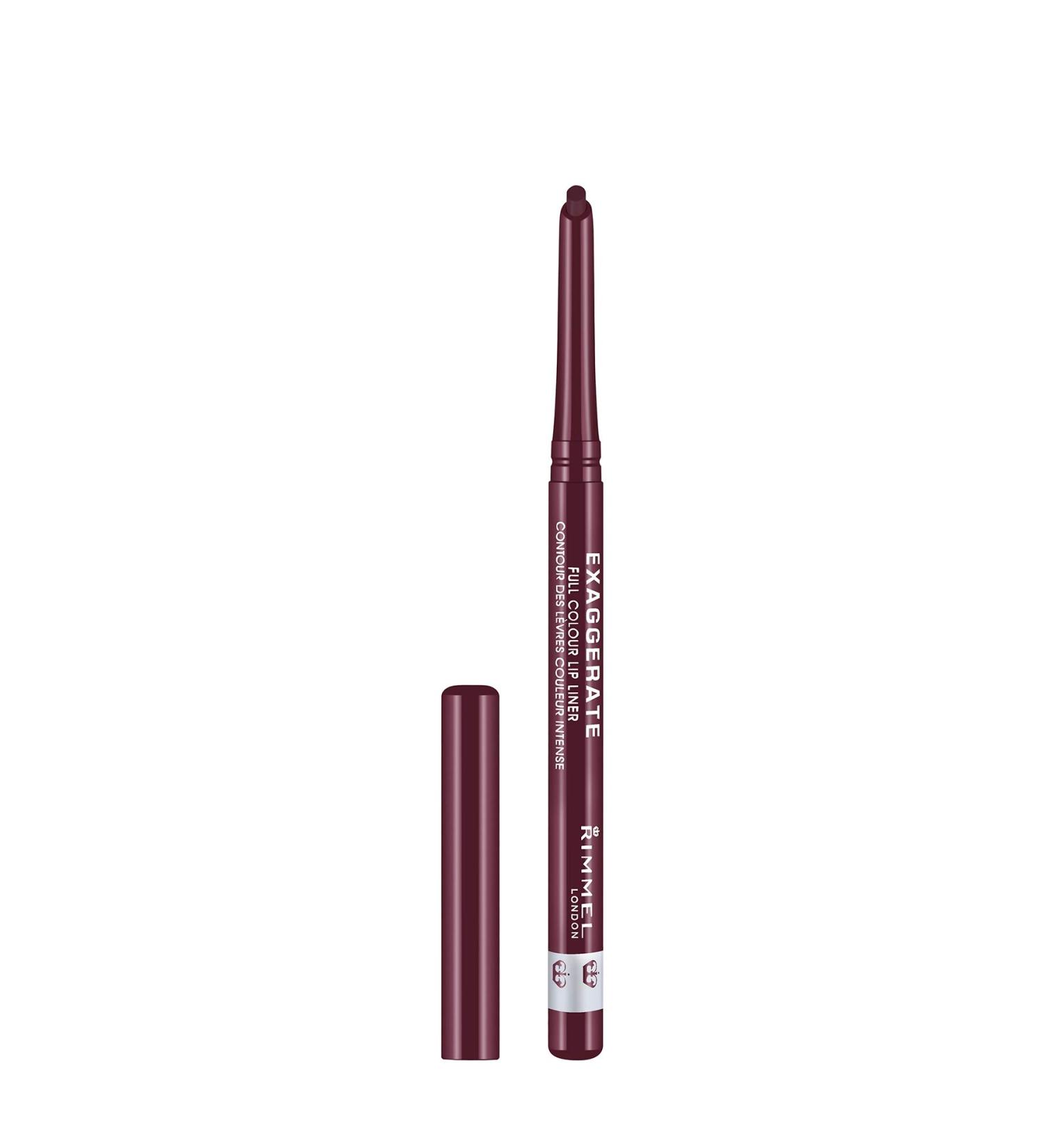 Rimmel Exaggerate Lip Liner in Obsession - 0.01 Fl Oz, Pack of 1 Count - Buy Online on GoSupps.com