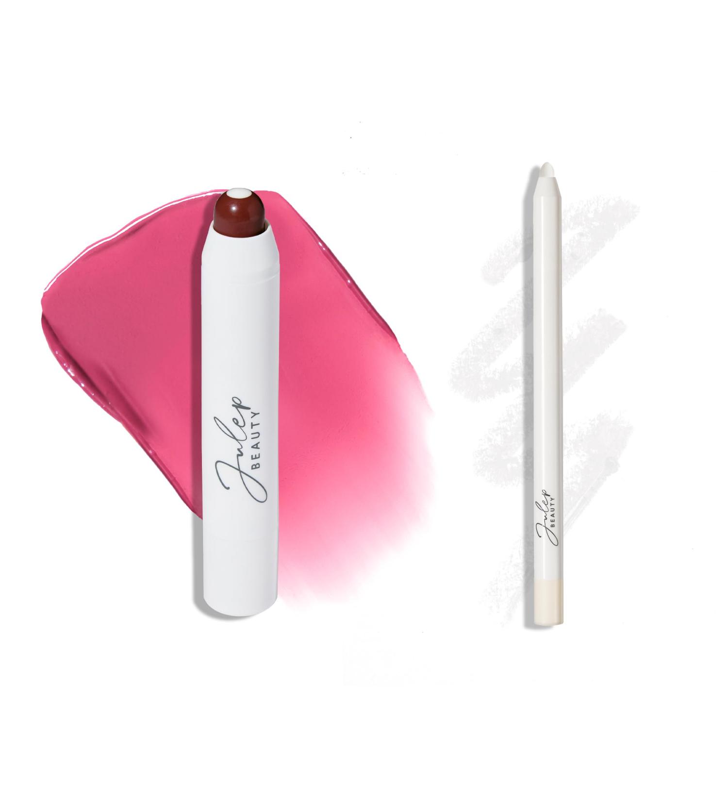 Julep It's Balm: Tinted Lip Balm + Buildable Lip Color Sweet Sangria & With a Trace Retractable Creamy Lip Liner Clear as Day - Buy Online on GoSupps.com