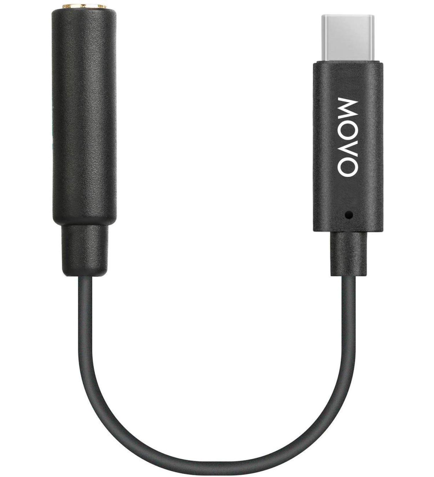 MOVO PMA-1 DJI Osmo Pocket Microphone Adapter | USB Type-C to 3.5mm TRS External Sound Adapter for Osmo Pocket Accessories - Buy Online on GoSupps.com