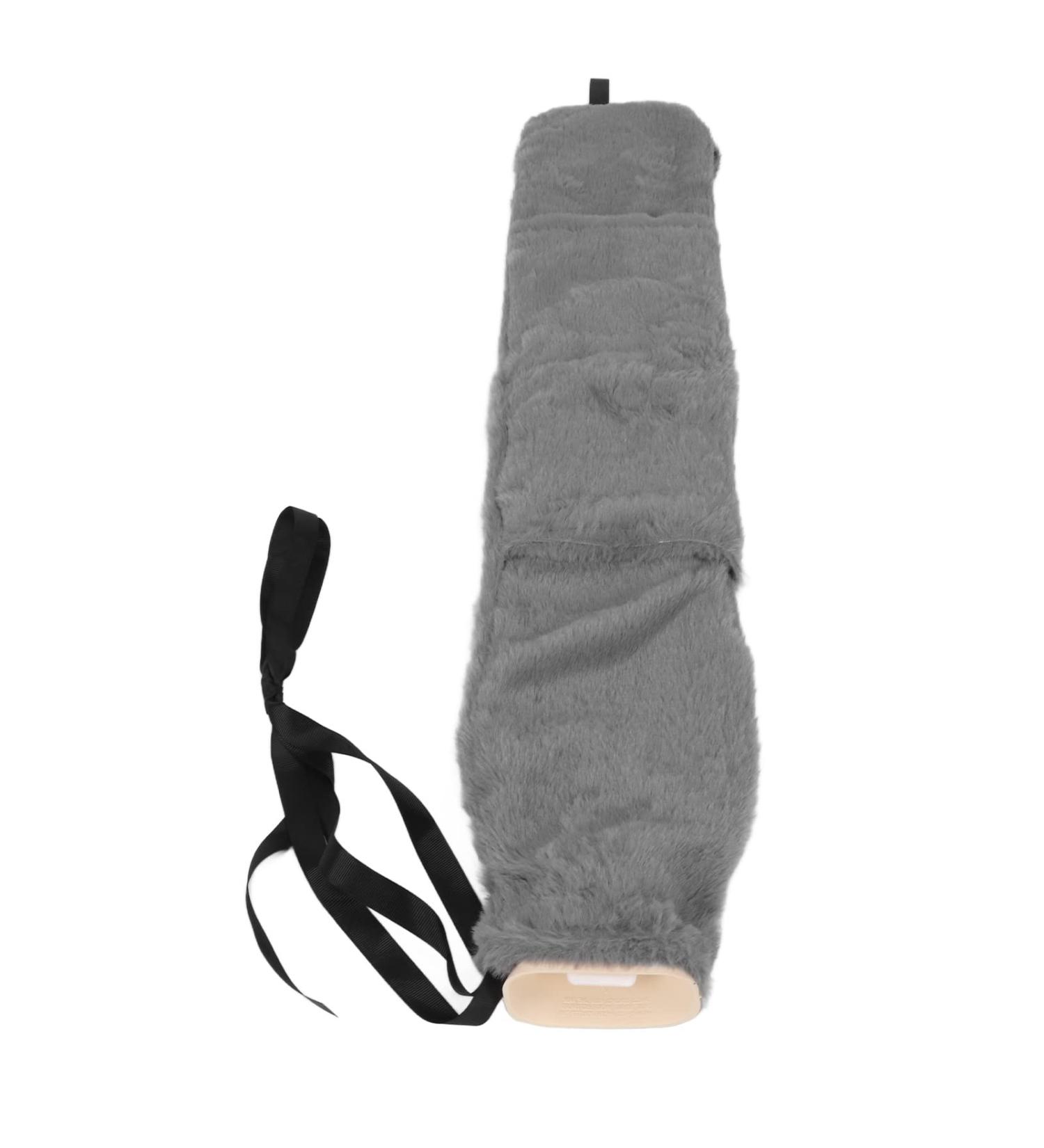 Shop Dark Grey Hot Water Bag with Waist Cover - Rubber Bottle for Menstrual Cramps Relief - Buy Online on GoSupps.com