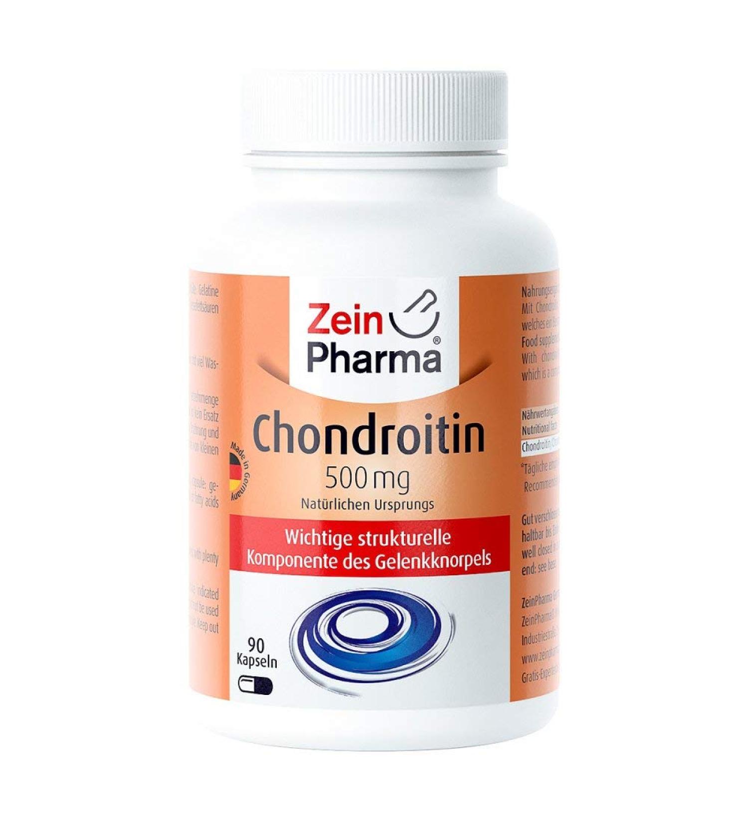 Chondroitin 500 mg Capsules - 90 Count | Premium Joint Support Supplement | International Shipping Available - Buy Online on GoSupps.com