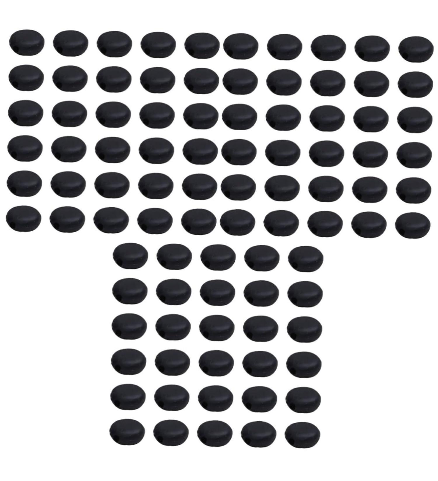 Buy Minkissy 300 Pcs Black Mask Buttons & Adjustable Clips - Ear Mask Regulators for Comfort | International Shipping - Buy Online on GoSupps.com