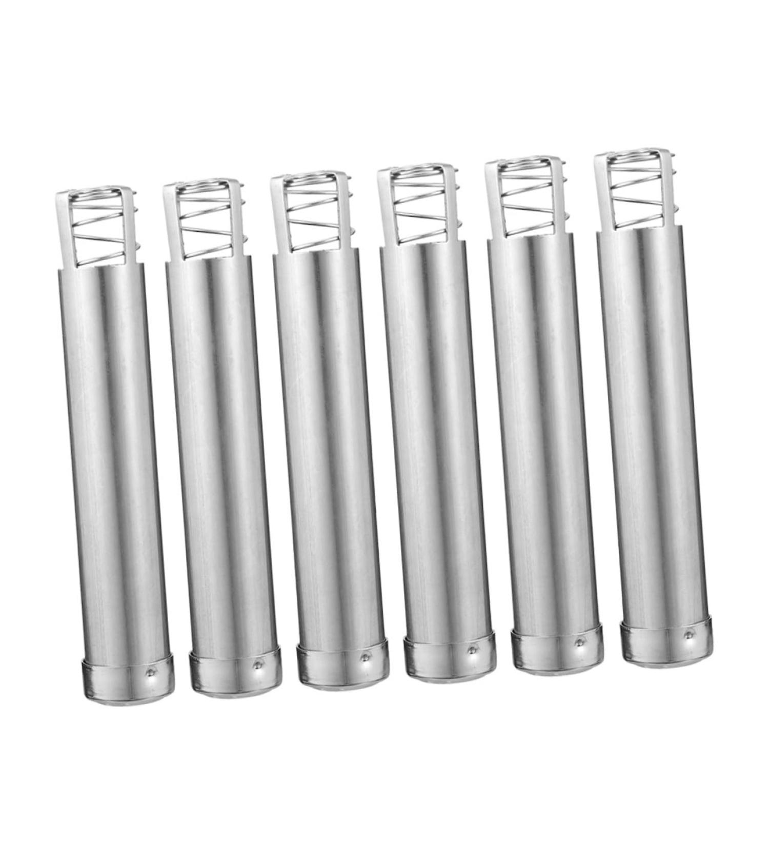 KOMBIUDA 6Pcs moxa pusher moxibustion treatment smokeless Moxa Cover moxa acupuncture moxa burner moxa cone holder for moxibustion stick pusher Ai hot Stainless steel Medicinal - Buy Online on GoSupps.com