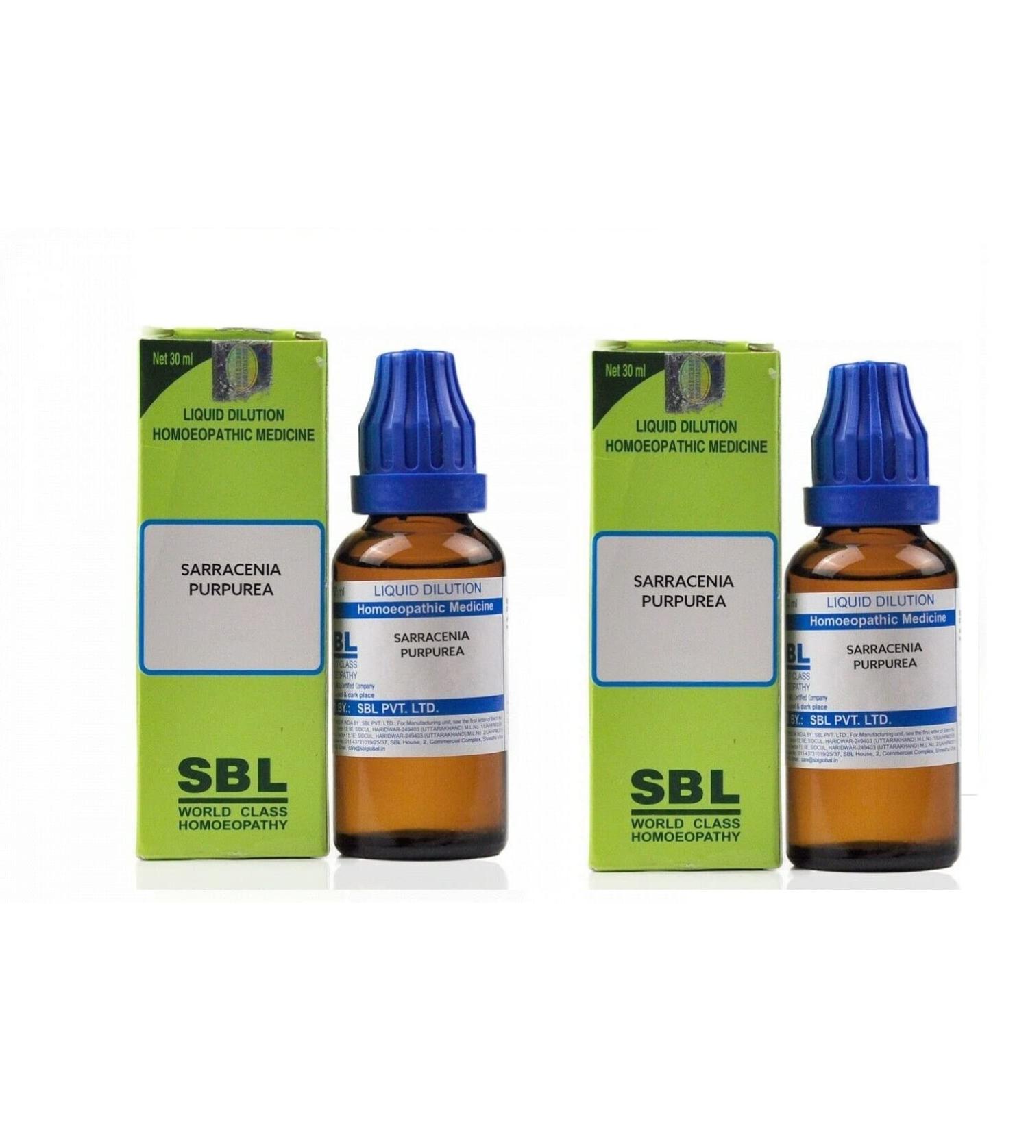 SBL Homeopathy Sarracenia Purpurea (30 ML) (1000 CH) - Pack of 2 | Natural Remedy - Buy Online on GoSupps.com