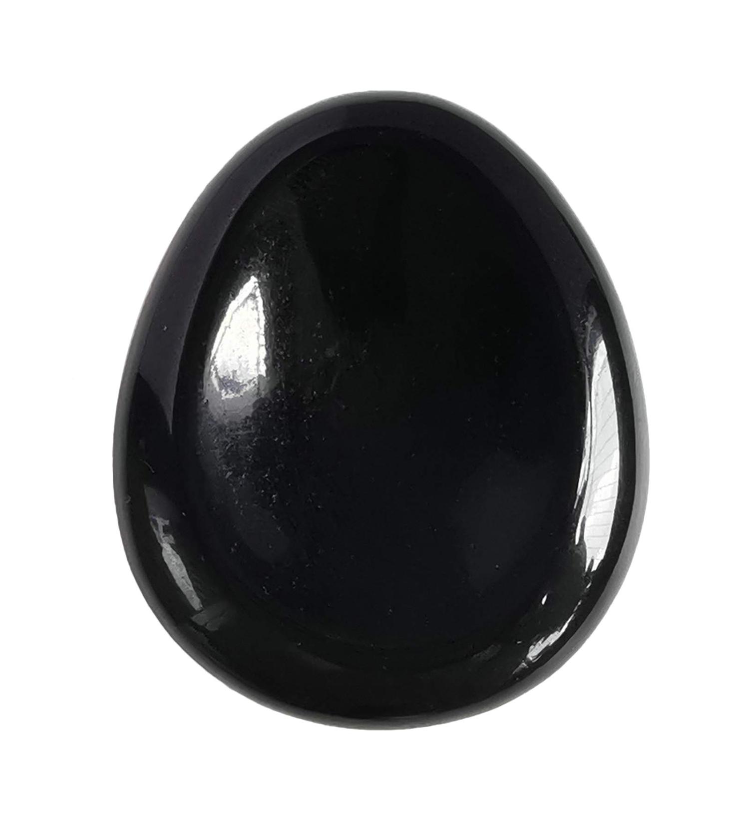 Maneki Neko Black Obsidian Chakra Thumb Stones | Healing Reiki Crystal for Stress Relief | International Shipping Available - Buy Online on GoSupps.com