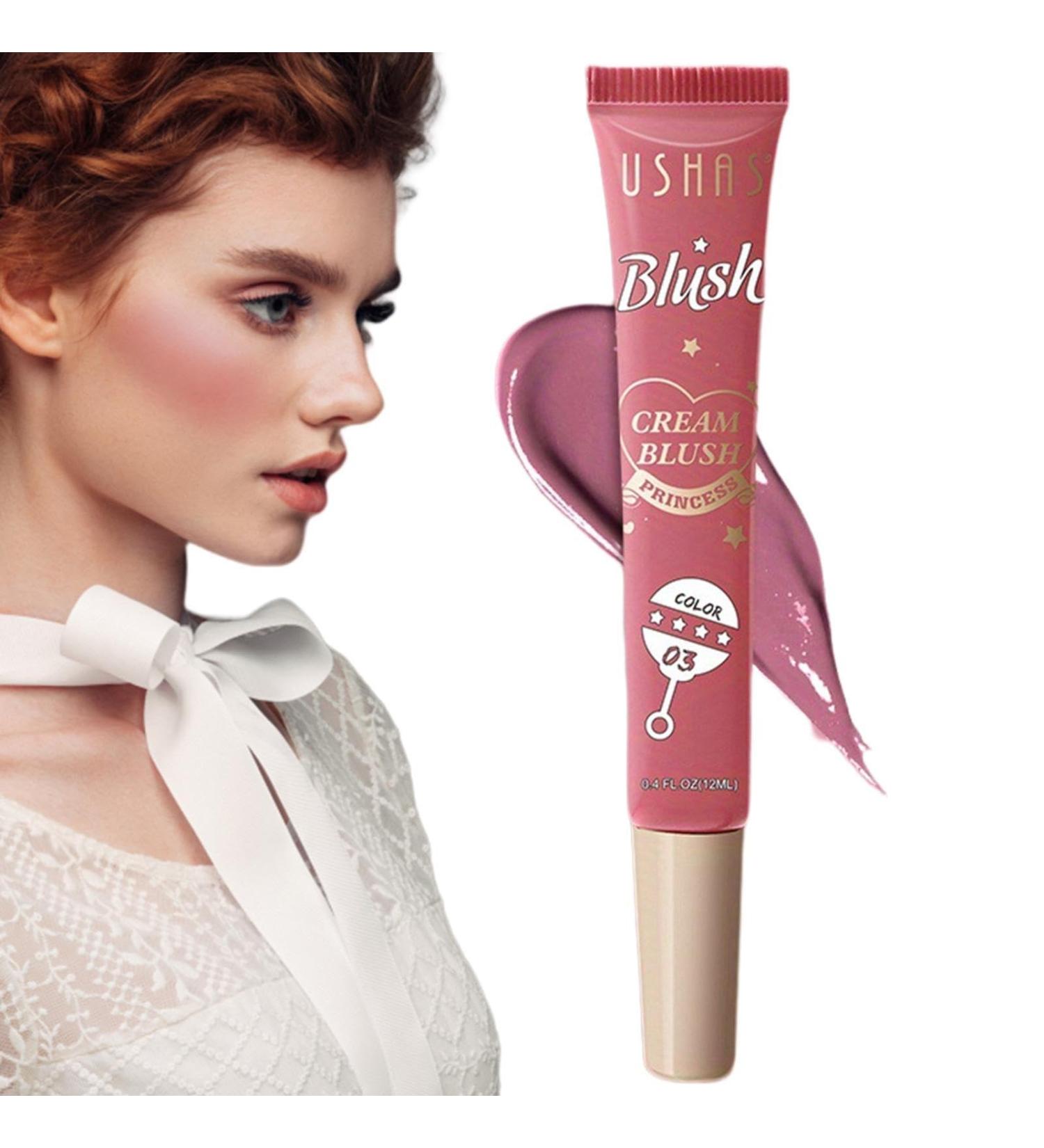 Matte Liquid Blushes | Matte Cheek Tint Cream for Mature Skin | Hydrating Mousse Liquid Blushes Long Wearing Moisture Blushes Cheeks Lips Make Up Pochy 03 - Buy Online on GoSupps.com
