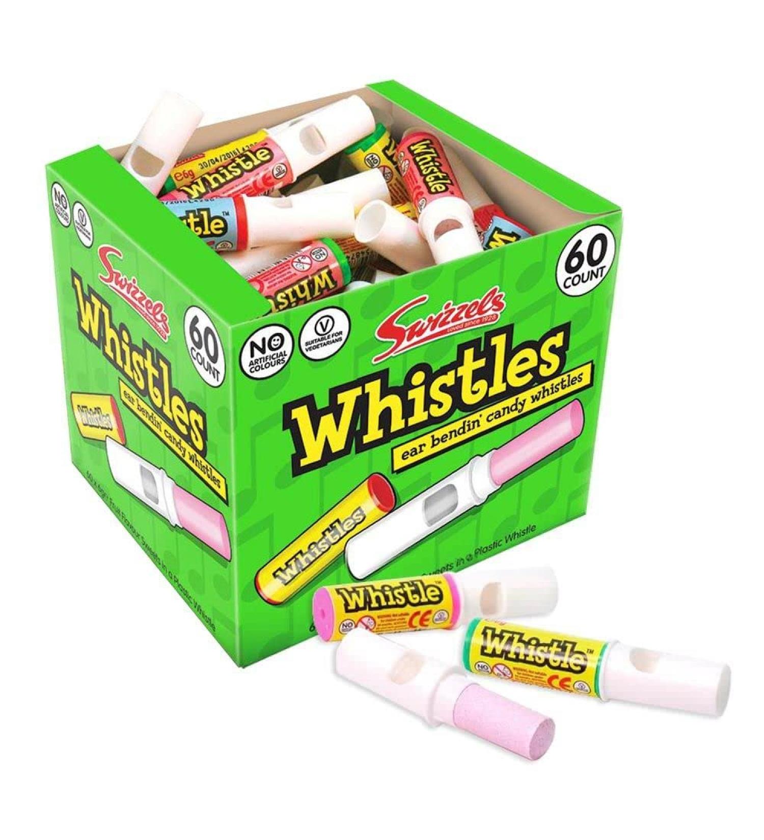 Swizzels Candy Whistles Box- 30 pcs. Sweets Kids Reto Party Wedding Gift Bags