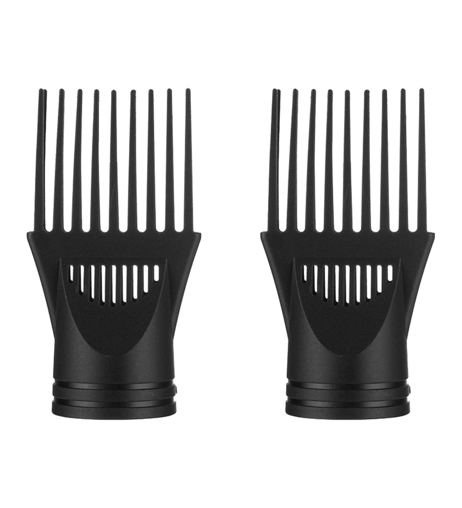 2 Pcs Hair Dryer Diffuser Comb Attachment Nozzles - Black - Buy Online on GoSupps.com