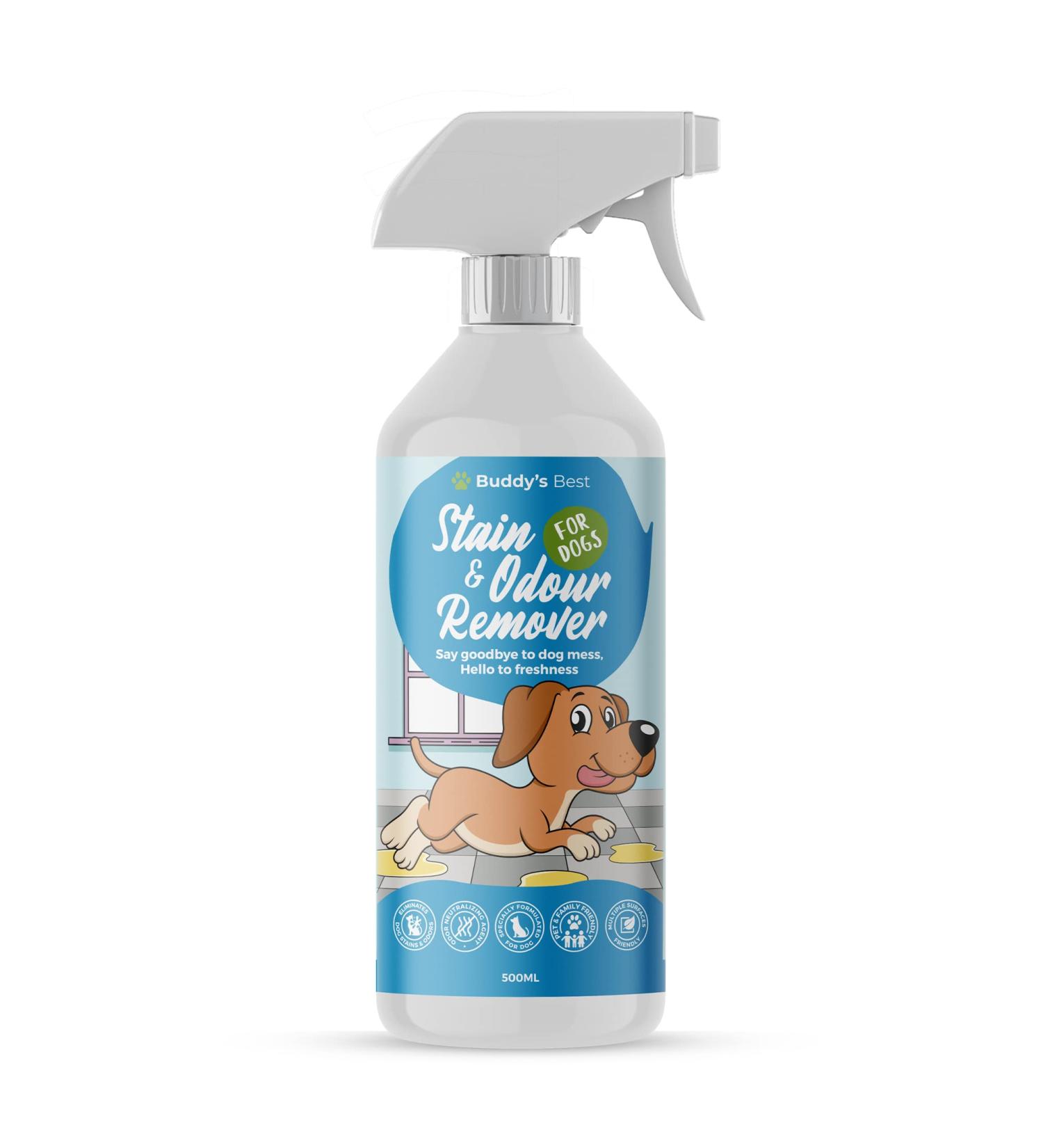 Stain & Odour Remover For Dogs | Enzyme Dog Urine Neutraliser | 500ml - Buy Online on GoSupps.com
