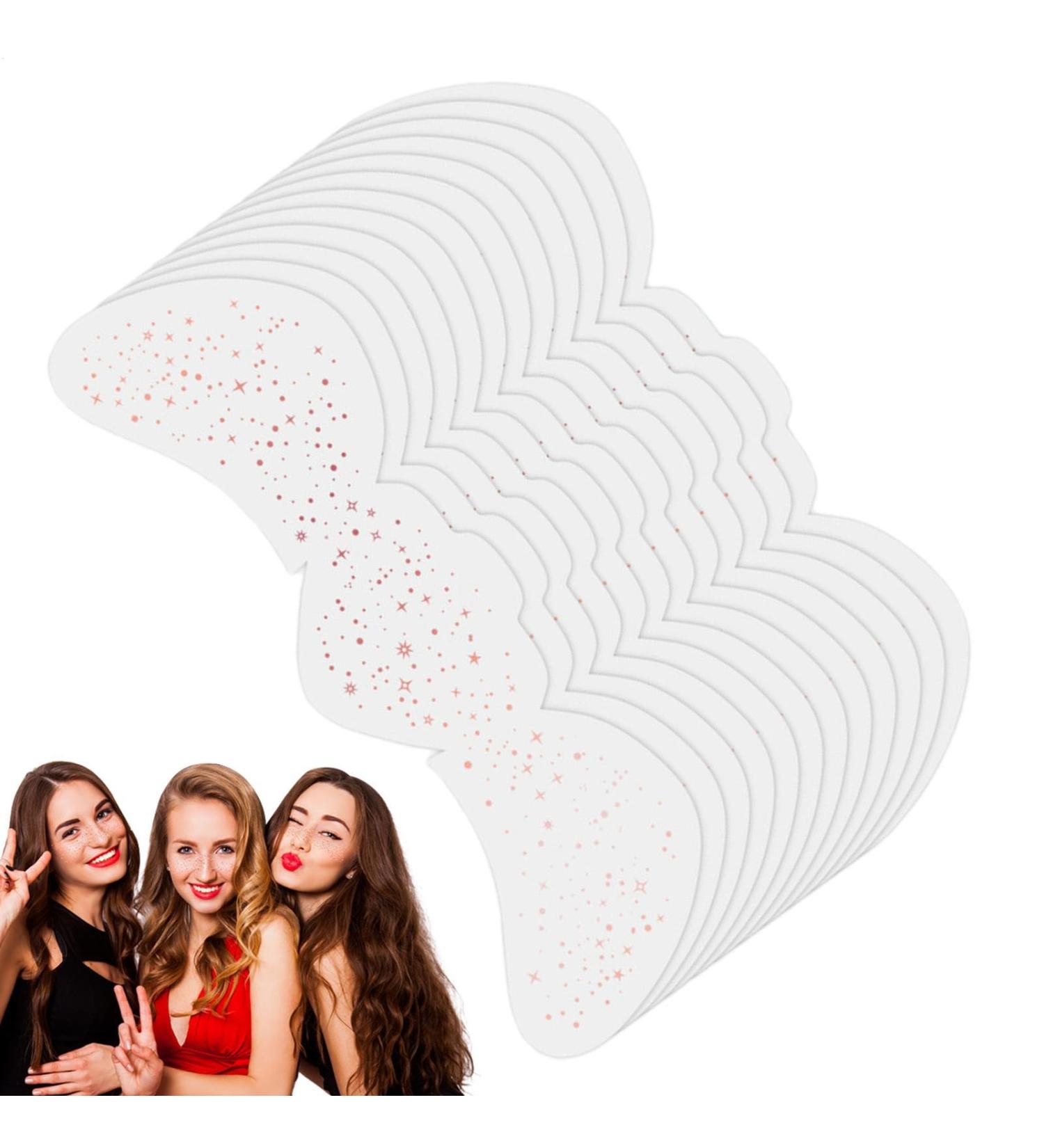  Samuliy Waterproof glitter face patches - Waterproof patches - Sparkling patches - For concerts masquerades music festivals parties - Buy Online on GoSupps.com