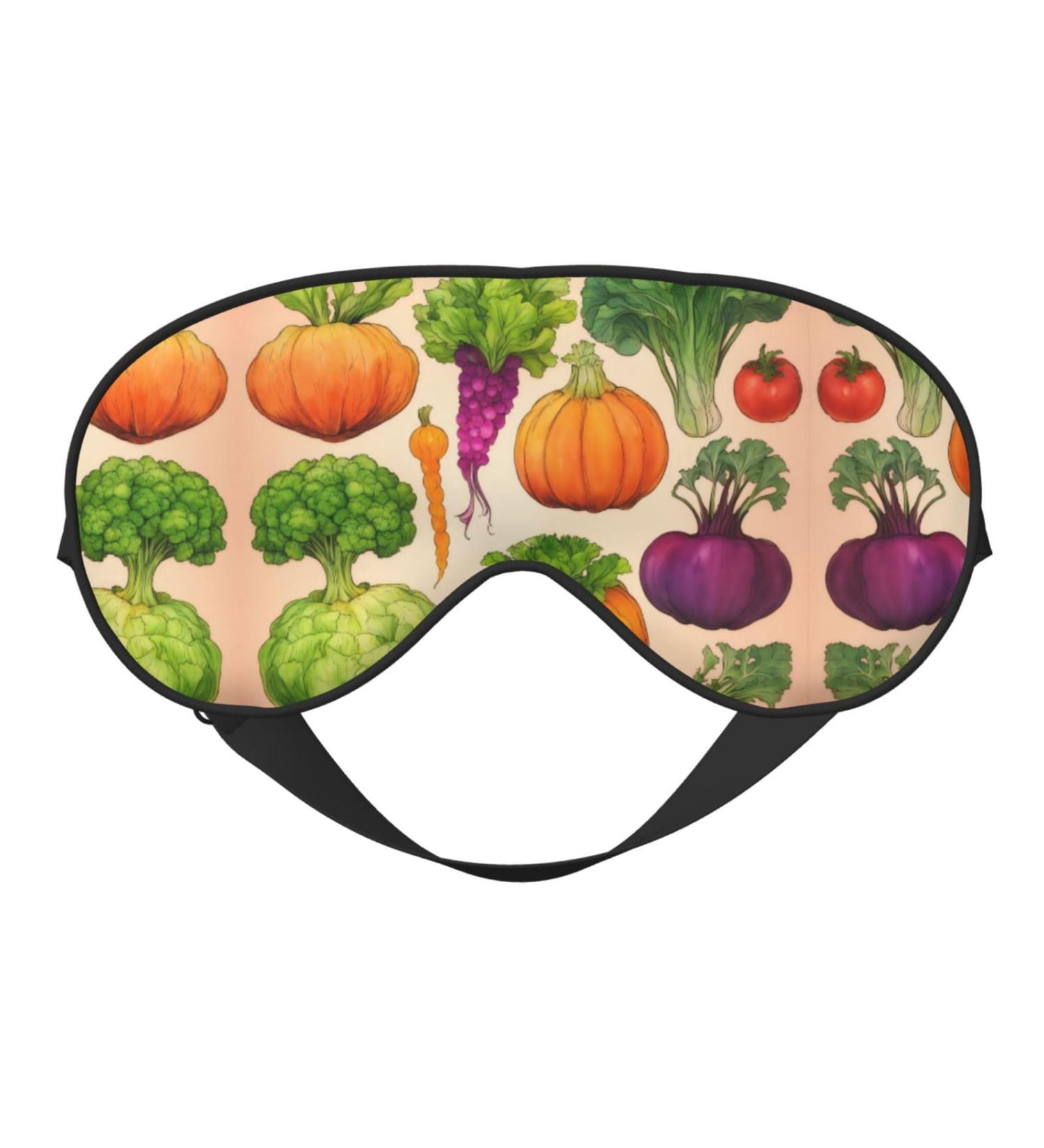 Buy Fruit and Vegetable Sleep Mask - Adjustable Breathable & Fashionable Eye Mask for Optimal Comfort | International Shipping Available - Buy Online on GoSupps.com
