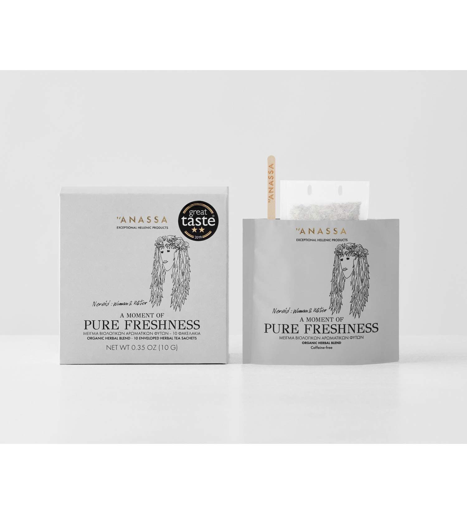 A Moment of Pure Freshness 10 Herbal Tea Sachets - Buy Online on GoSupps.com