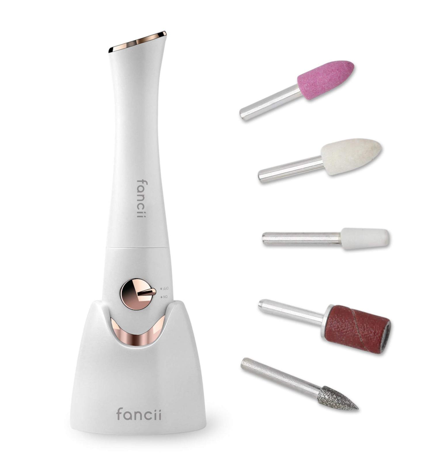Fancii Electric Manicure & Pedicure Nail File Set with UV Dryer - Portable Nail Drill System (Champagne Gold) - Buy Online on GoSupps.com