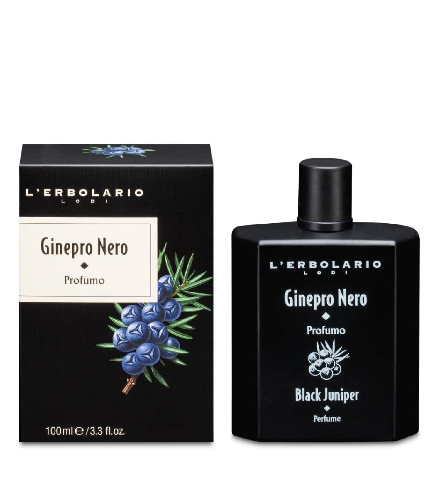 L'Erbolario Black Juniper - Energizing Fragrance With Woody Notes - Can Be Worn Every Day With Pride - Dermatologically Tested - Citrus And Woody Scent - For All Skin Types - 3.3 Oz EDP Spray Wood 3.3 Ounce (Pack of 1)