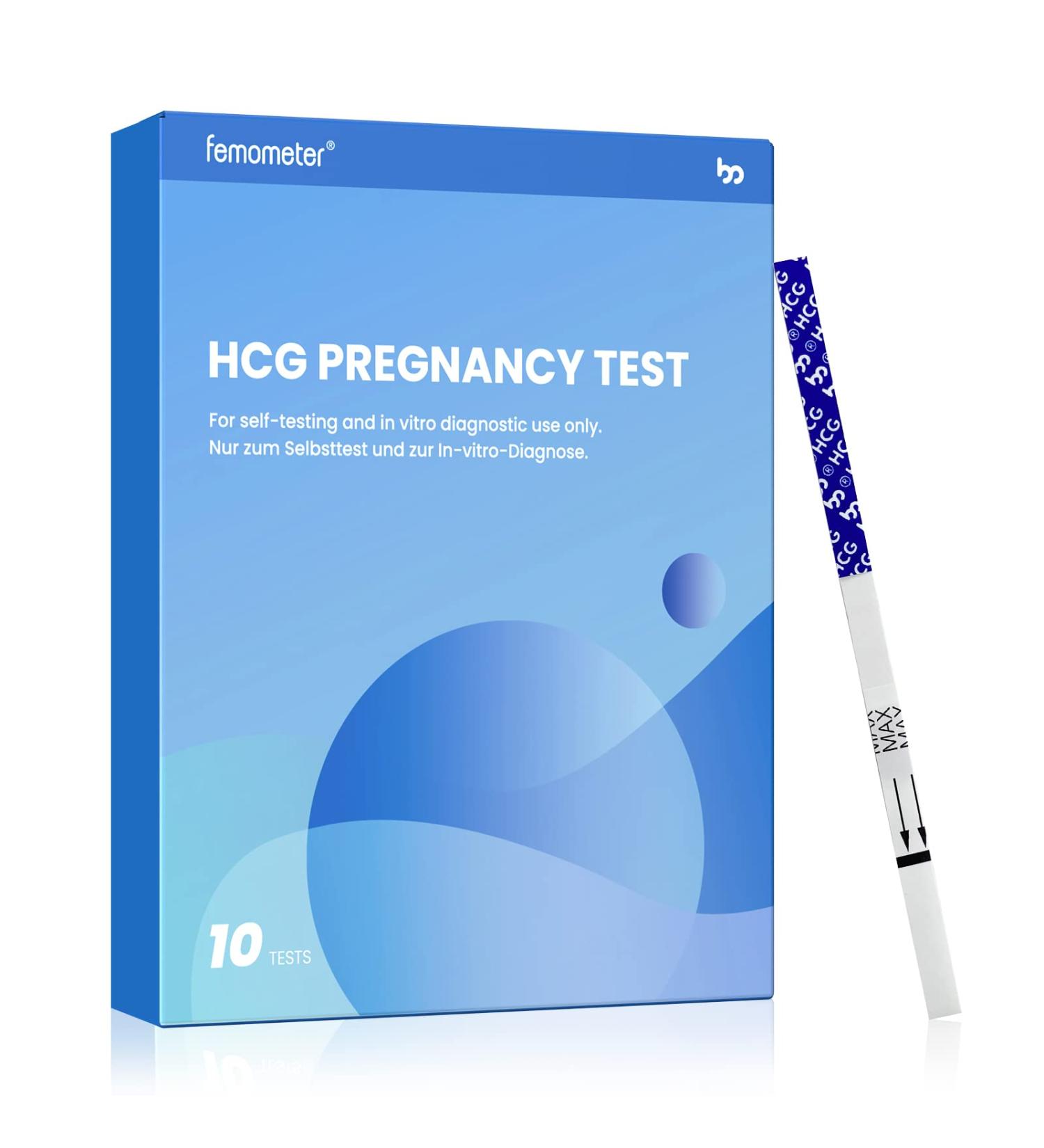 10 Early Pregnancy Tests - 25 mIU/ml - Accurate & Reliable Results for Home Use - Buy Online on GoSupps.com