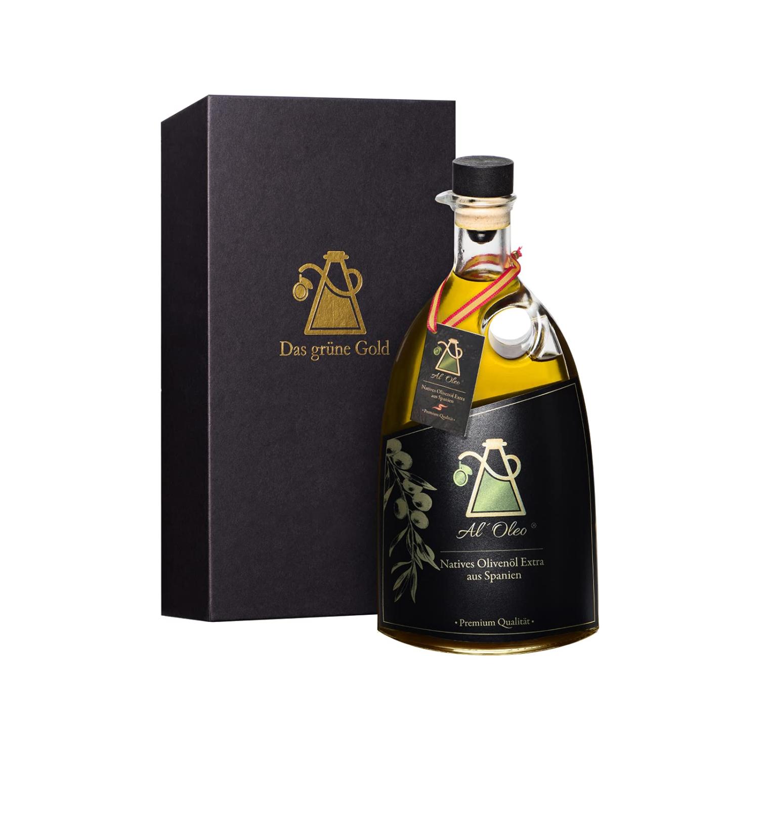 Al'Oleo Unfiltered Extra Virgin Olive Oil - Global Awards Winner | 500ml New Harvest 2023-2024 | Premium Spanish Olive Oil - Buy Online on GoSupps.com