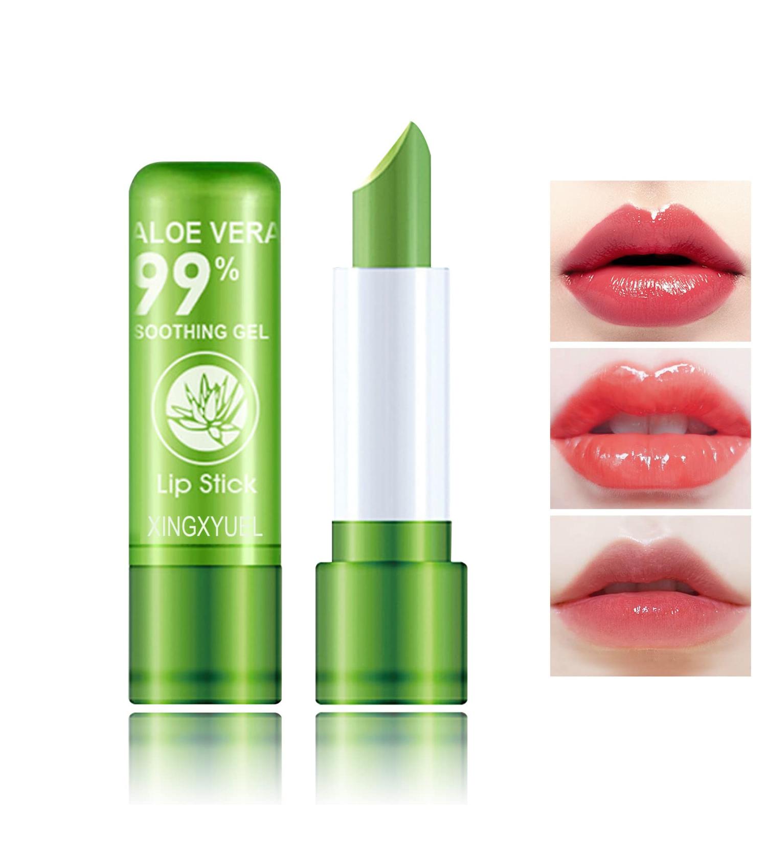 XINGXYUEL Aloe Vera Lipstick Set - Long Lasting Color Changing Lip Stain and Gloss - Buy Online on GoSupps.com