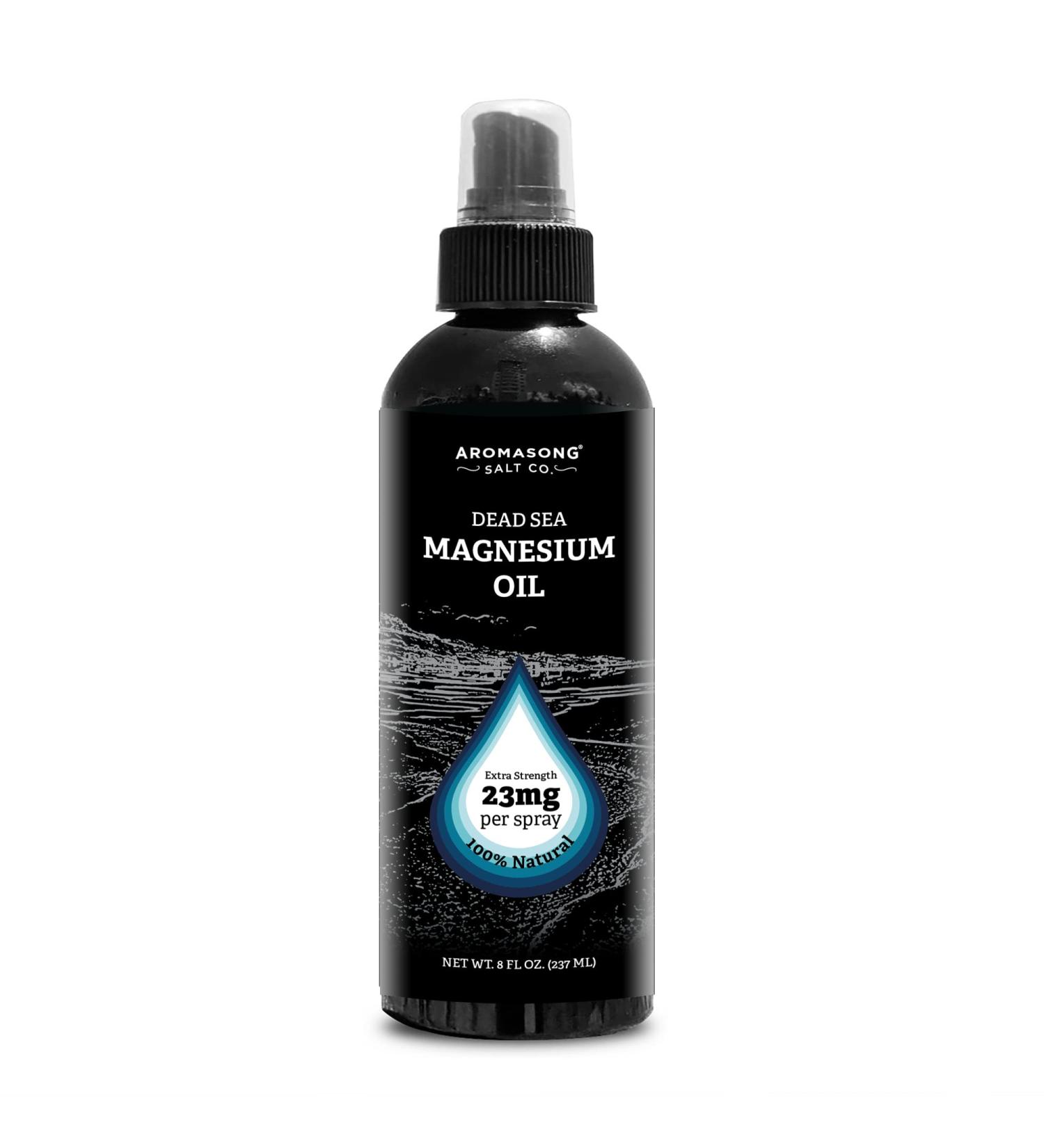 Aromasong Extra Strength Ultra-Pure Magnesium Spray - 8 Oz | Headache & Leg Discomfort Relief | Calm Sleep Support - Buy Online on GoSupps.com