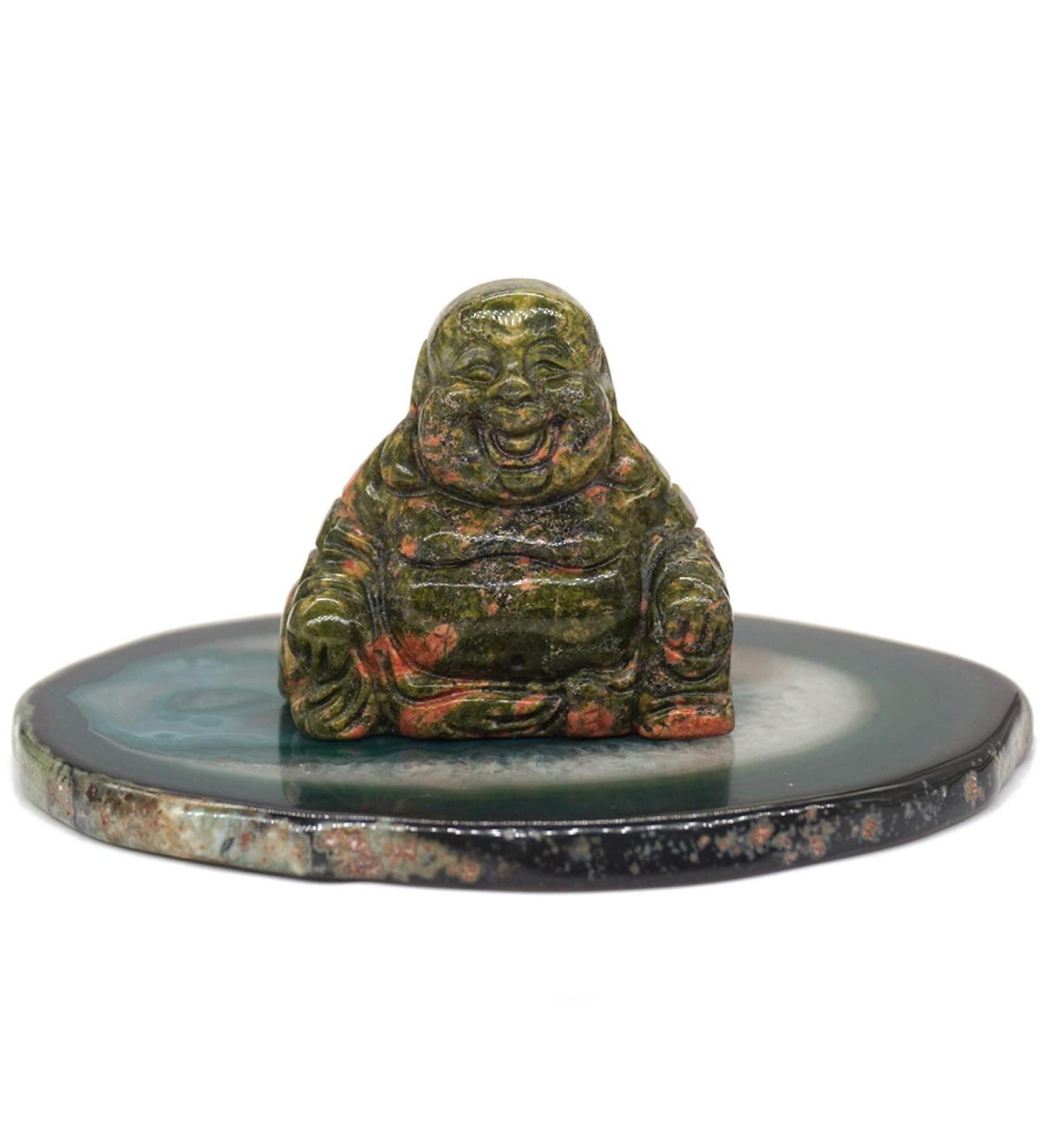 Buddha Statue Natural Reiki Crystals and Stones Spiritual Hand Carved Stone Maitreya Figurines Crafts Home Lucky Decor 1.5 (Color : Unakite Size : Approx.1.5) Approx.1.5 Unakite - Buy Online on GoSupps.com