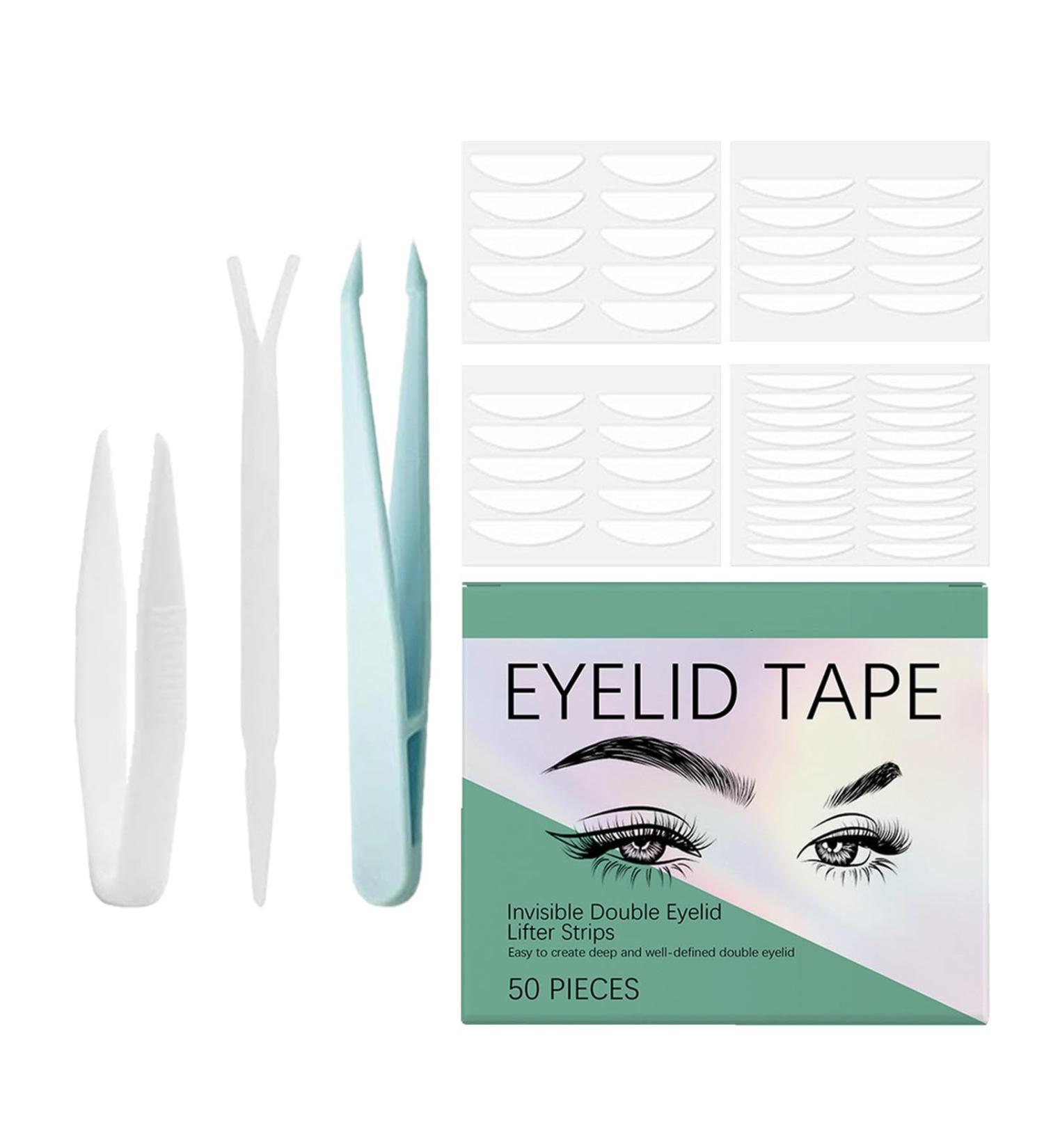 Shakven Double Eyelid Tape | Droopy Eyelid Lifter Double Sided Tape | Hooded Eyelid Lifter Strips Eye Lift Tape Eyelid Stickers Hooded Eye Tape for Droopy Lids - Buy Online on GoSupps.com