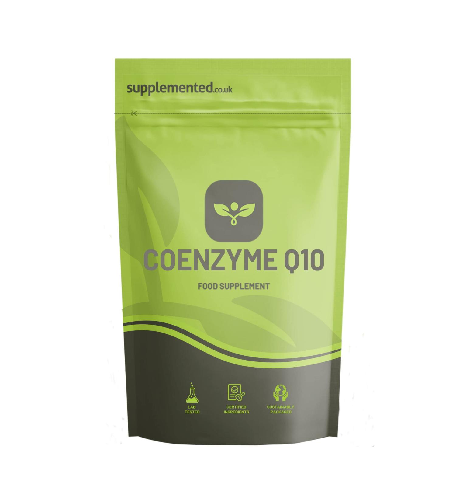 CoEnzyme Q10 30mg 90 Softgels - UK Made Pharmaceutical Grade CoQ10 Capsules - Buy Online on GoSupps.com