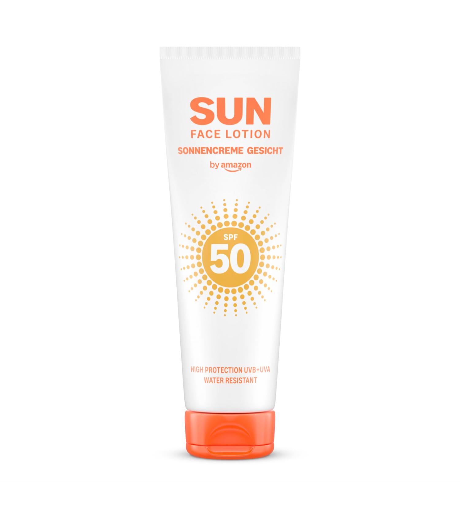 By Amazon Lotion solaire visage 50SPF 100 ml blanc 100 ml (Lot de 1) - Buy Online on GoSupps.com