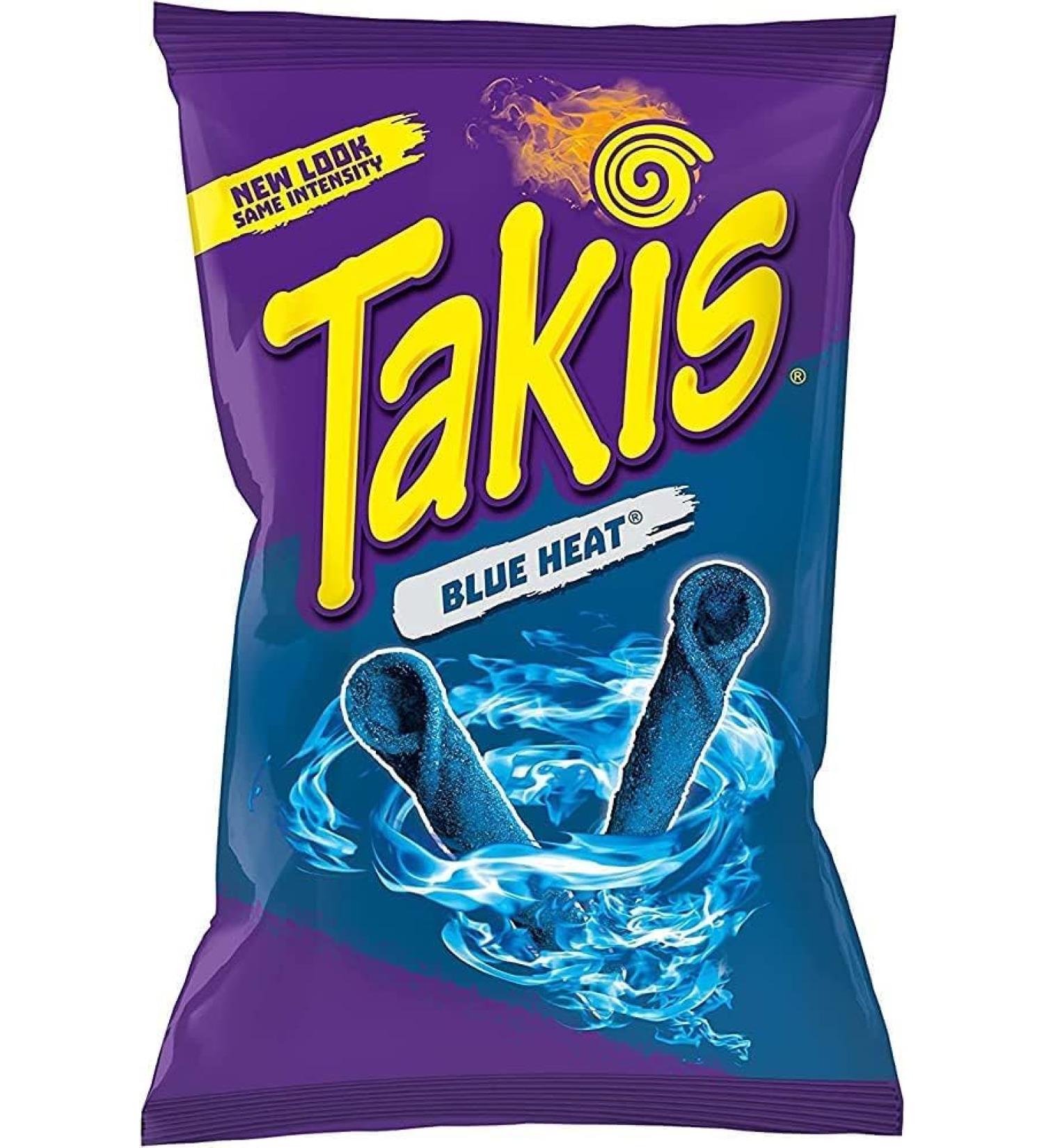  Disaster Takis Blue Heat 92.3 g Takis Hot Chips spicy chili peppers American food container - Buy Online on GoSupps.com