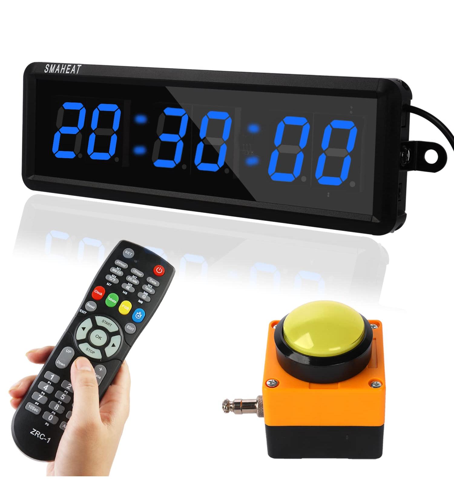 SMAHEAT Electronic Fitness Timer - 1.5 inch Six-Bit All-Blue Stopwatch for School, Exam, Home Exercise, Gym - Buy Now! - Buy Online on GoSupps.com