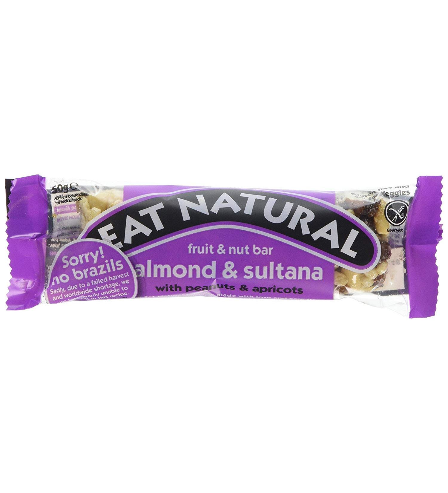 Eat Natural | Brazil Sultana Almond Hazel | 12 X 50G