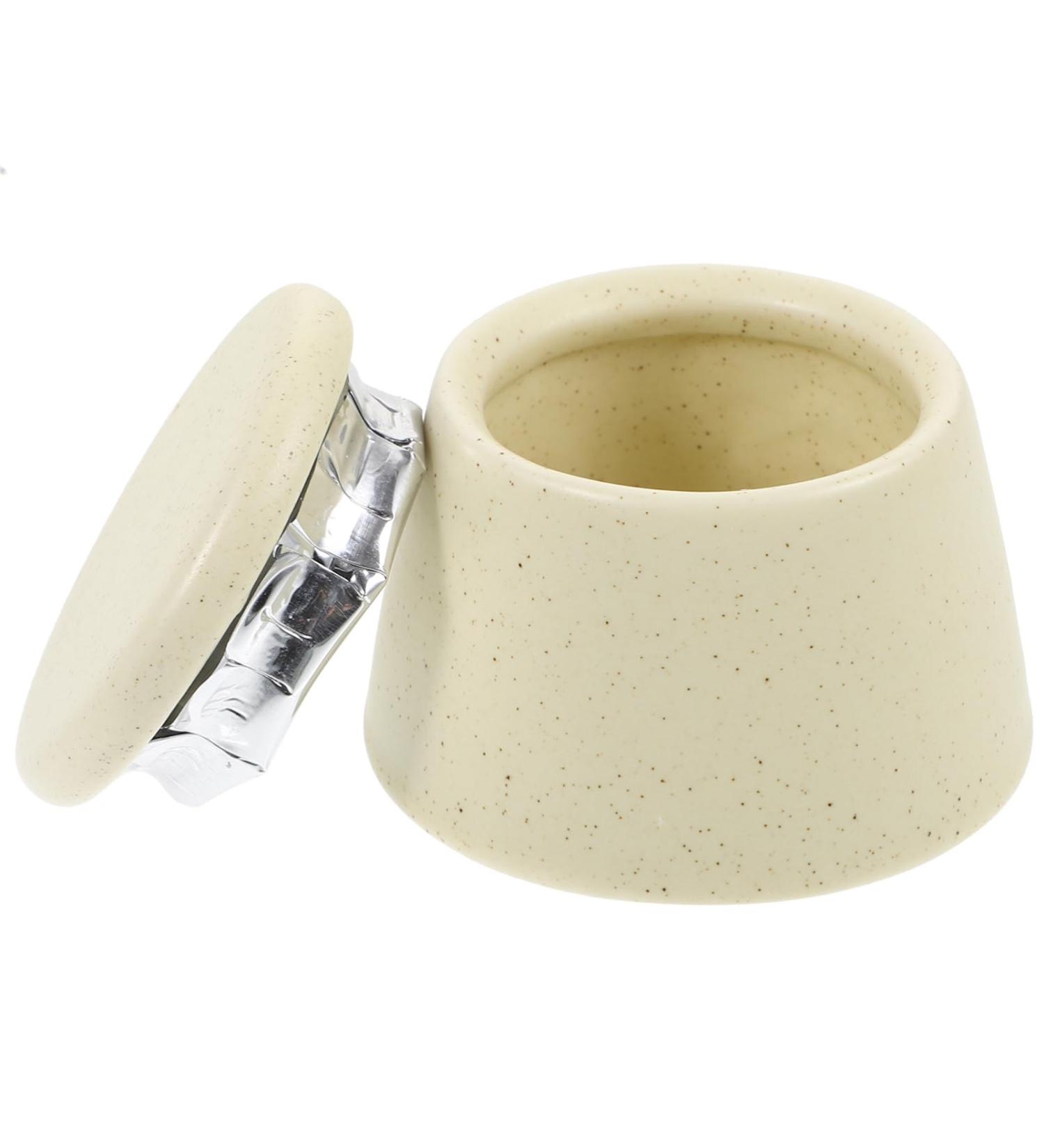 minkissy Japanese Manicure Brush Cup Dappen Dish with Lid Nail Dish Cup Manicure Nail Cup Nail Liquid Holder Nail Dappen Cup Nail Cups Nail Dish Bowl Saucer Cup Ceramics Macaron - Buy Online on GoSupps.com