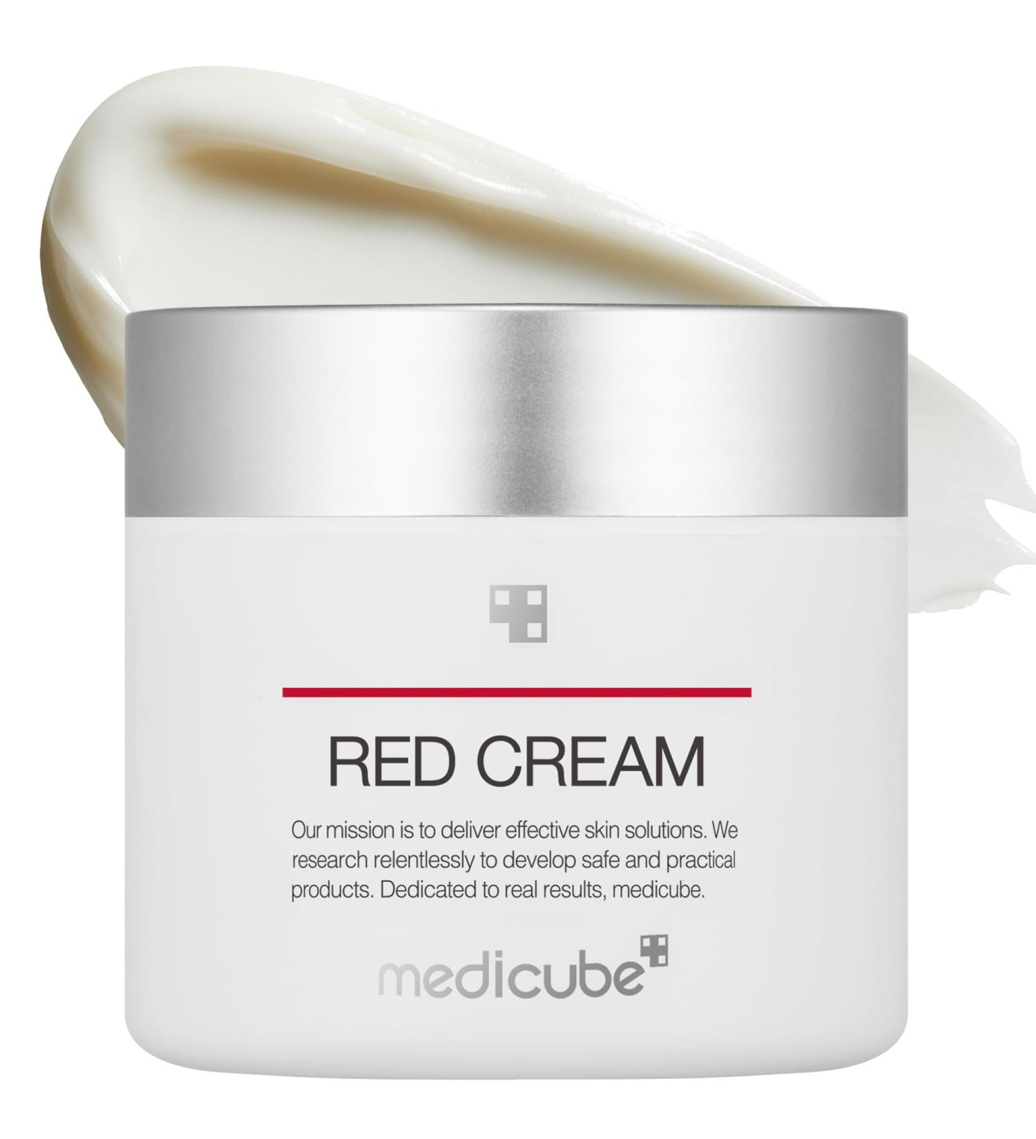 Medicube Red Cream 2.0 | Soothing Acne Treatment | BHA Niacinamide & Adenosine | Non-Comedogenic Korean Skincare (1.69fl.oz - Buy Online on GoSupps.com