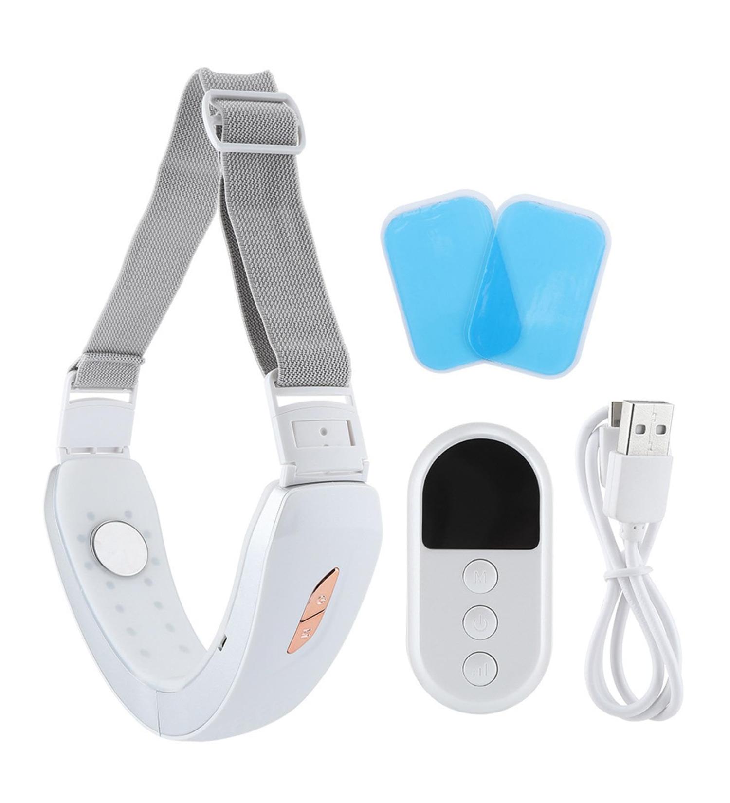 Slimming Devices Face Microcurrent Facial V Device Face Accessories Beauty Instrument Lymphvtic V Face Device Beauty Belt Device for Women Face Care Belts Face Shapes Men Adults Grownups White - Buy Online on GoSupps.com