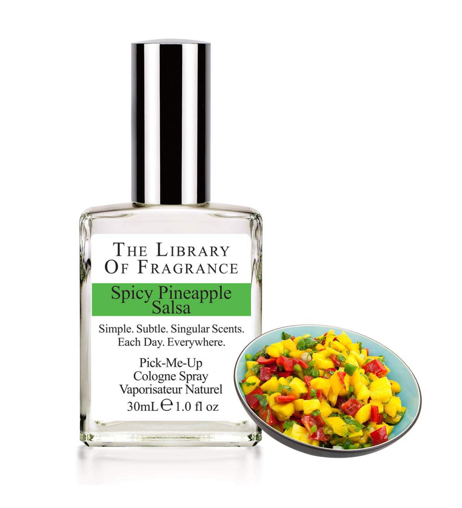 The Library Of Fragrance Spicy Pineapple Salsa Eau De Cologne 135g Spicy Pineapple Salsa 1 Ounce (Pack of 1)