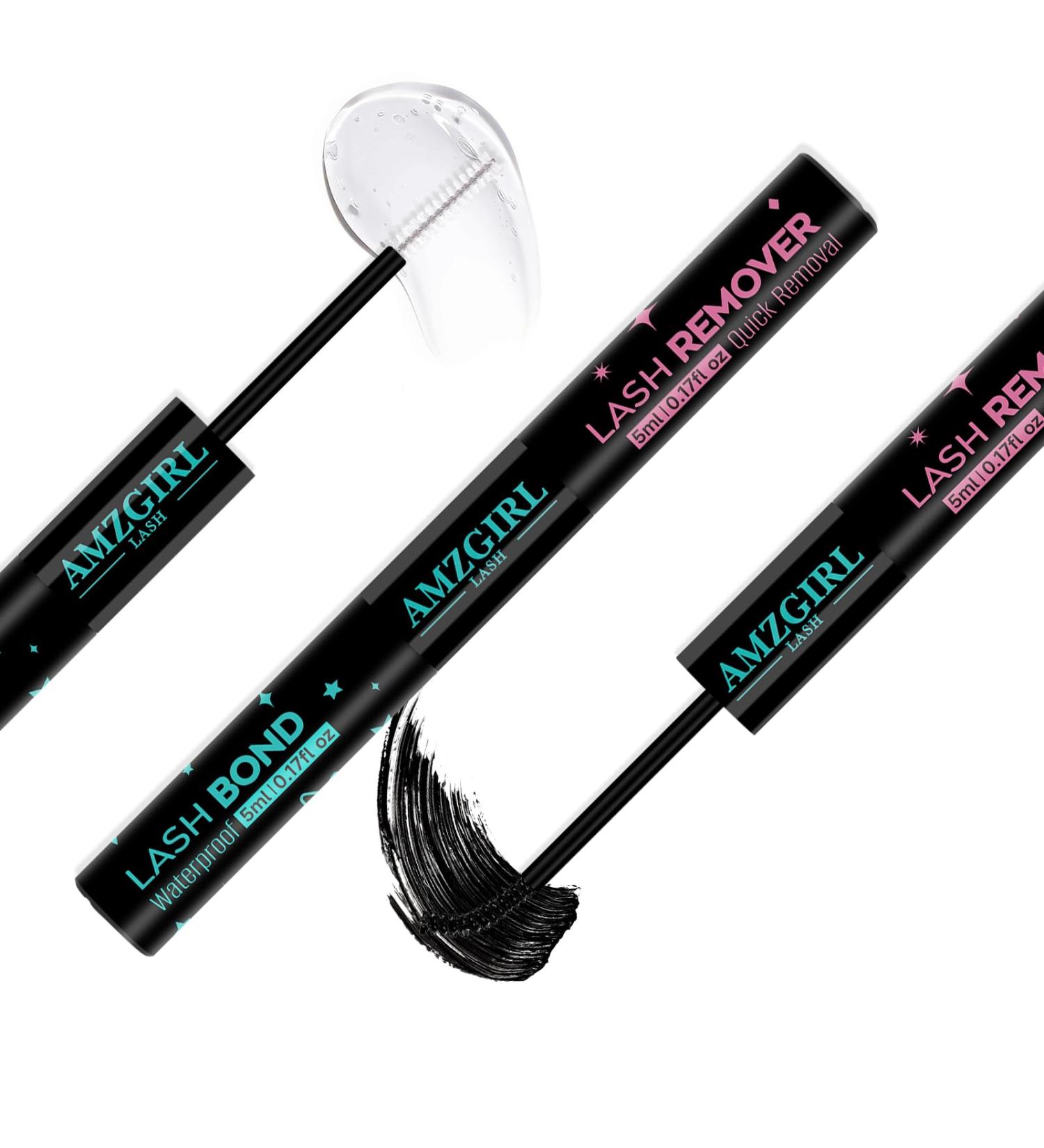 Lash Bond and remover Lash Cluster Glue Long Lasting Strong Hold Waterproof for DIY Lash Extensions at Home by AMZGlRL(5ML+5ML) Lash bond and remover-10ml - Buy Online on GoSupps.com