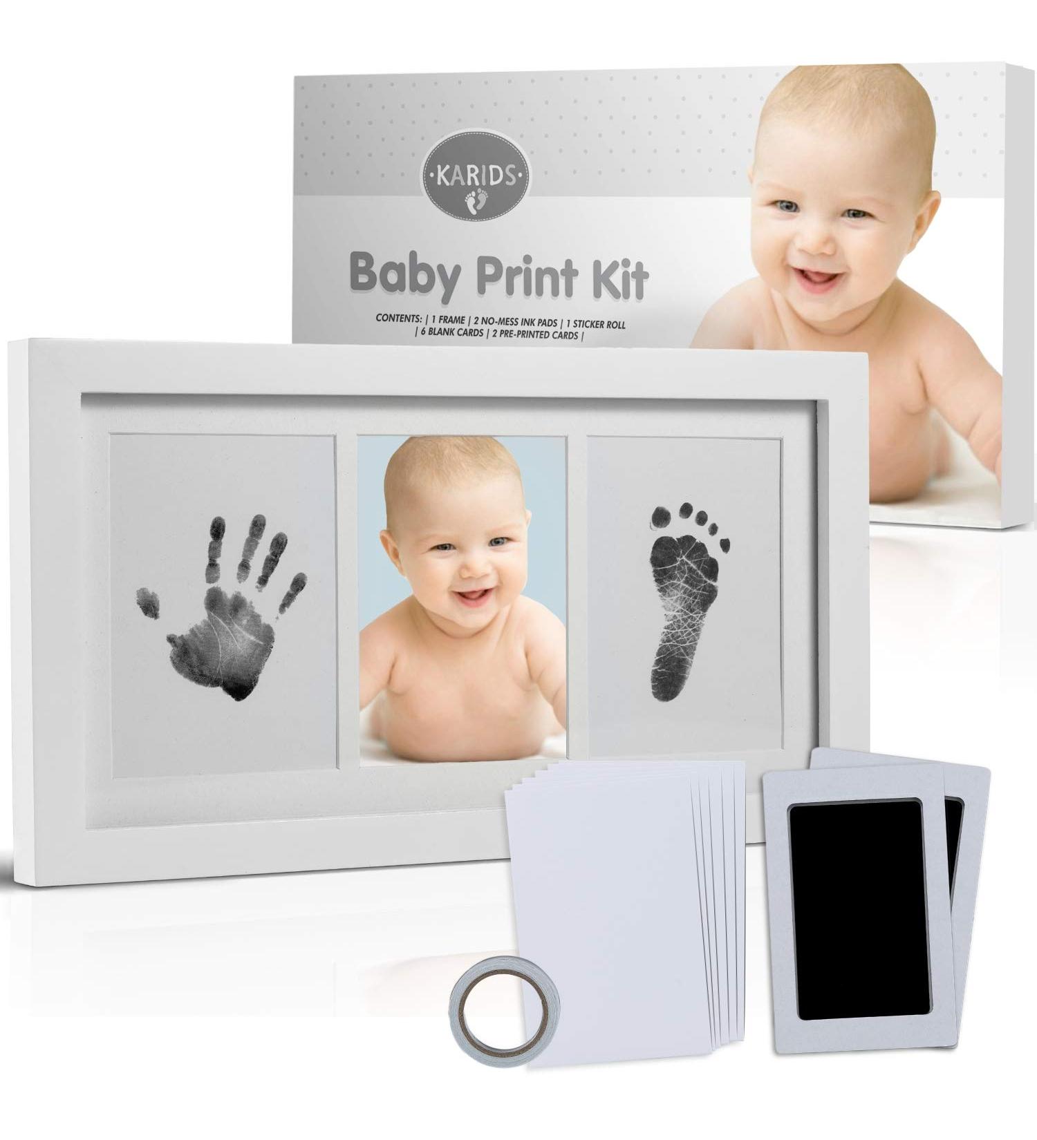 Karids Baby Handprint & Footprint Impression Kit in Gift Box - Newborn Shower Gift - Buy Online on GoSupps.com