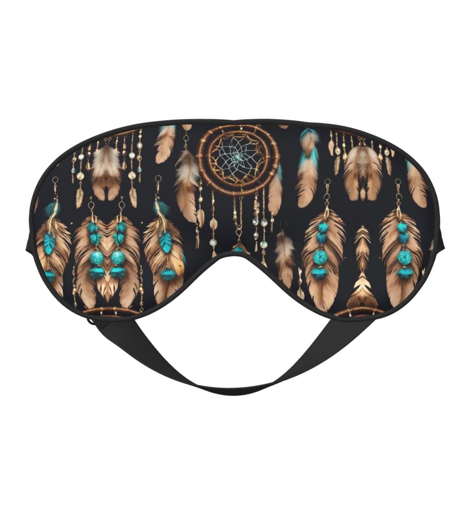 SSIMOO Adjustable Feather Sleep Mask - Breathable & Fashionable Eye Mask for Comfortable Sleep - International Shipping Available - Buy Online on GoSupps.com