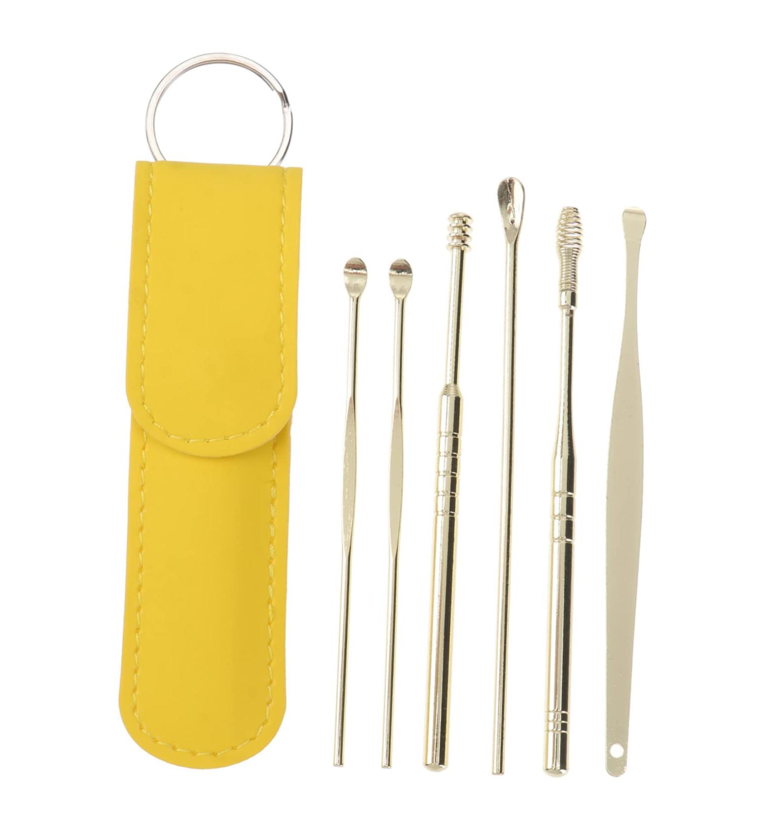 Ear Picking Tool Massage Kit with Silicone Earplugs - Earwax Removal and Cleaning Spoon Set - Buy Online on GoSupps.com