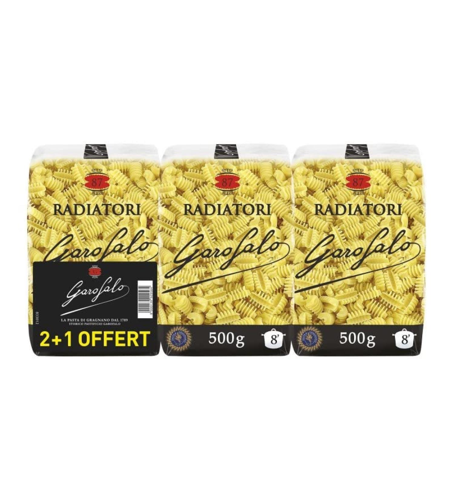 GAROFALO - RADIATORI 500X2 + 1 OFFERT 1500G - LOT DE 3 - Buy Online on GoSupps.com