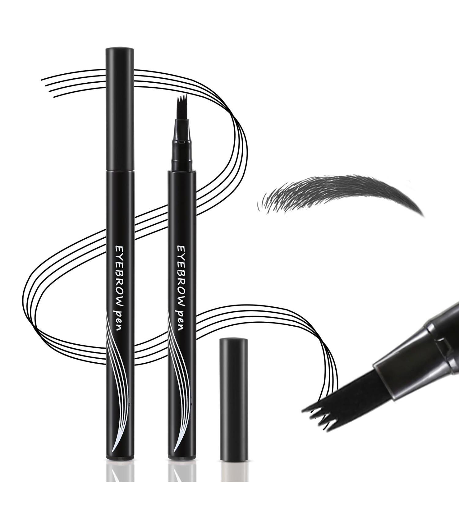 Boobeen Waterproof Micro Tip Eyebrow Pen - Long Lasting 3D Natural Hair Effect in Black - Buy Online on GoSupps.com
