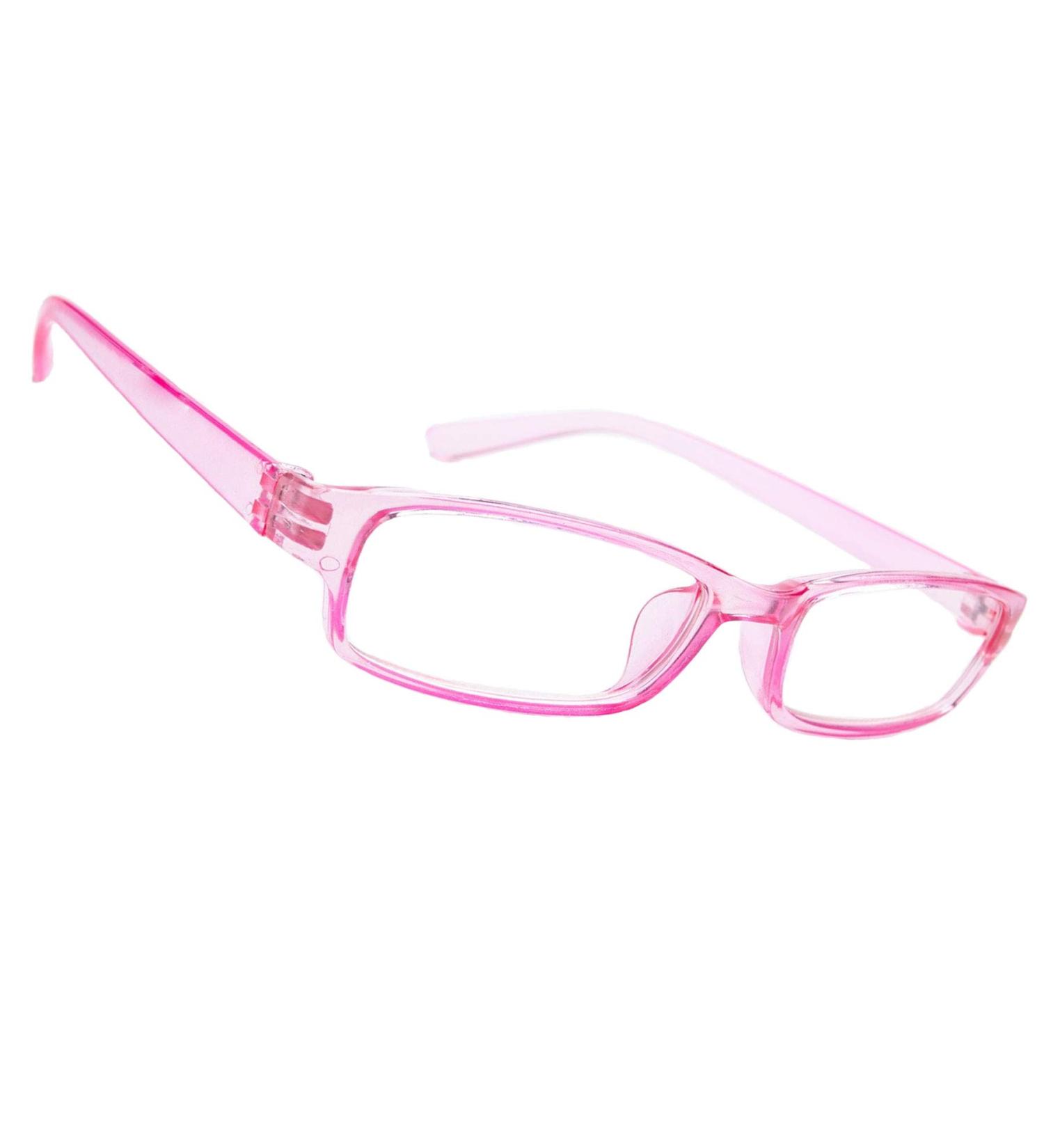 Morefaz New Unisex (women men) Pink Retro Vintage Reading glasses +0 +0.75 +1.0 +1.5 +2.5 +3.00 +4.00 Reading Glasses (TM) 3.00 Strength pink