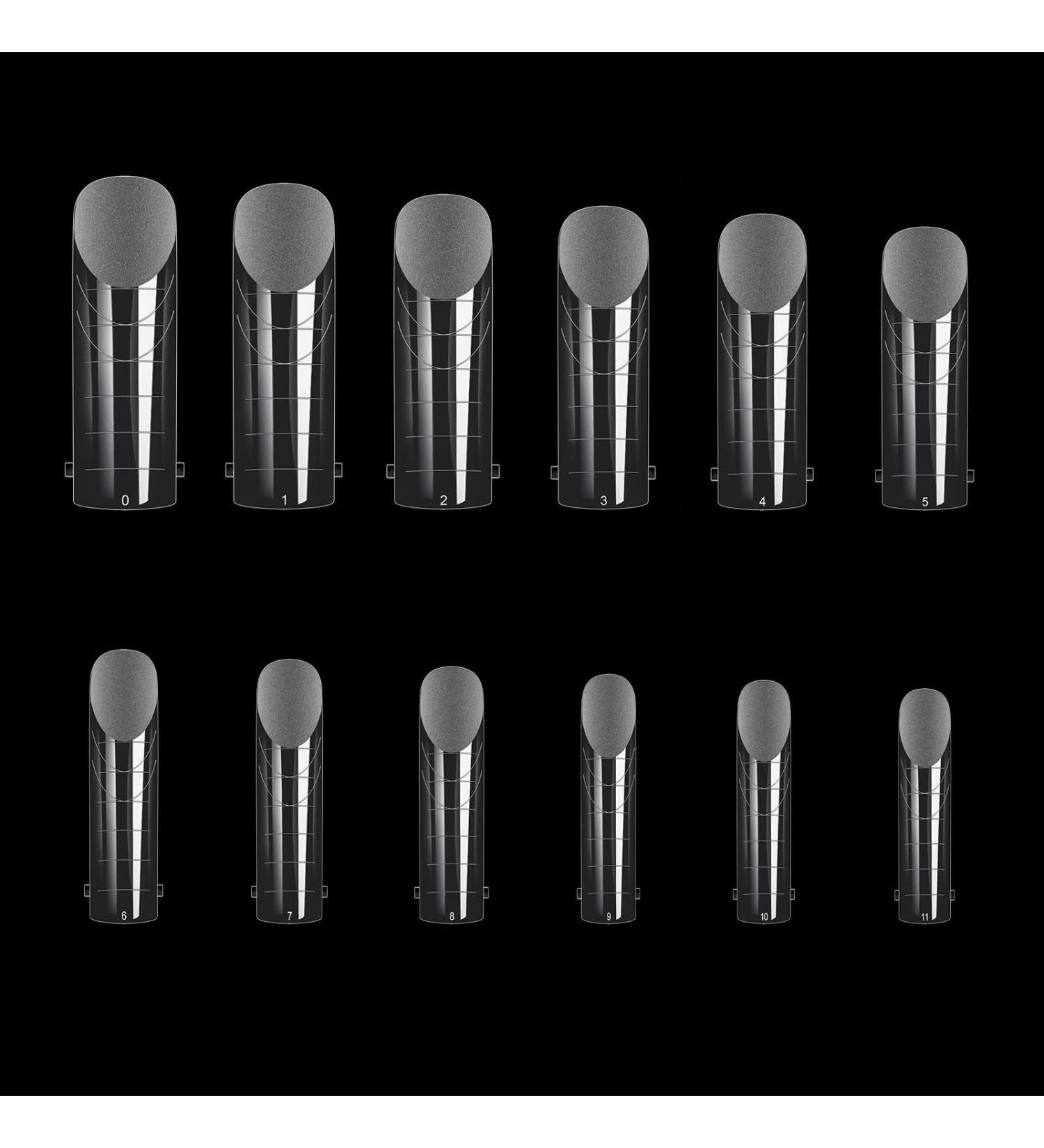 Poly-Extension Gel Nail Forms-Poly-Nail Gel Forms 120pcs Nail Extension Tips Set Acrylic False Nails Manicure Tool Toe Nail Forms For Large - Buy Online on GoSupps.com