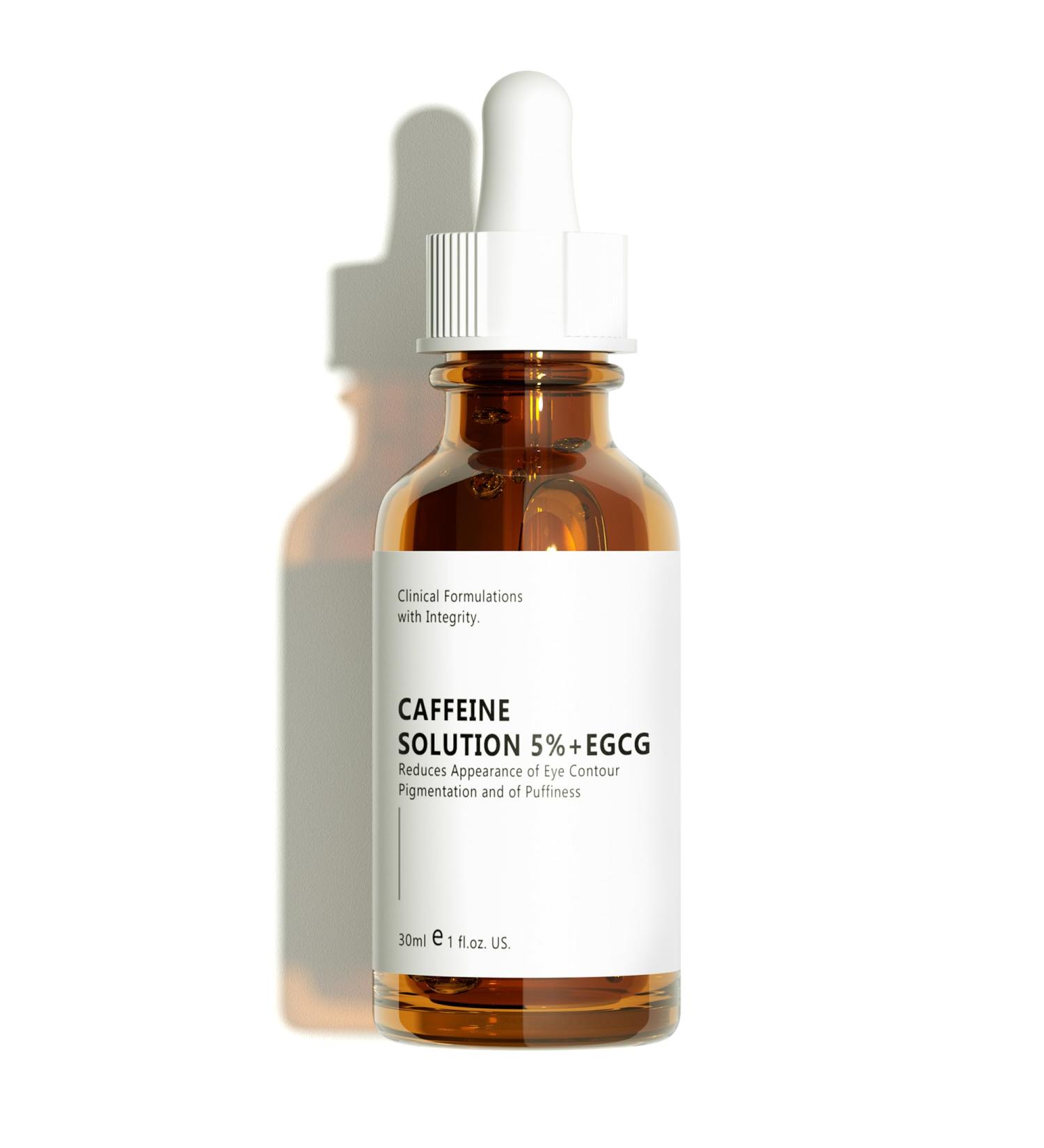 La solution la caf ine 5 % + EGCG r duit l'apparence de la pigmentation du contour des yeux et du gonflement s rum sous les yeux (30 ml) de caf ine pour le s rum hydratant pour le visage - Buy Online on GoSupps.com