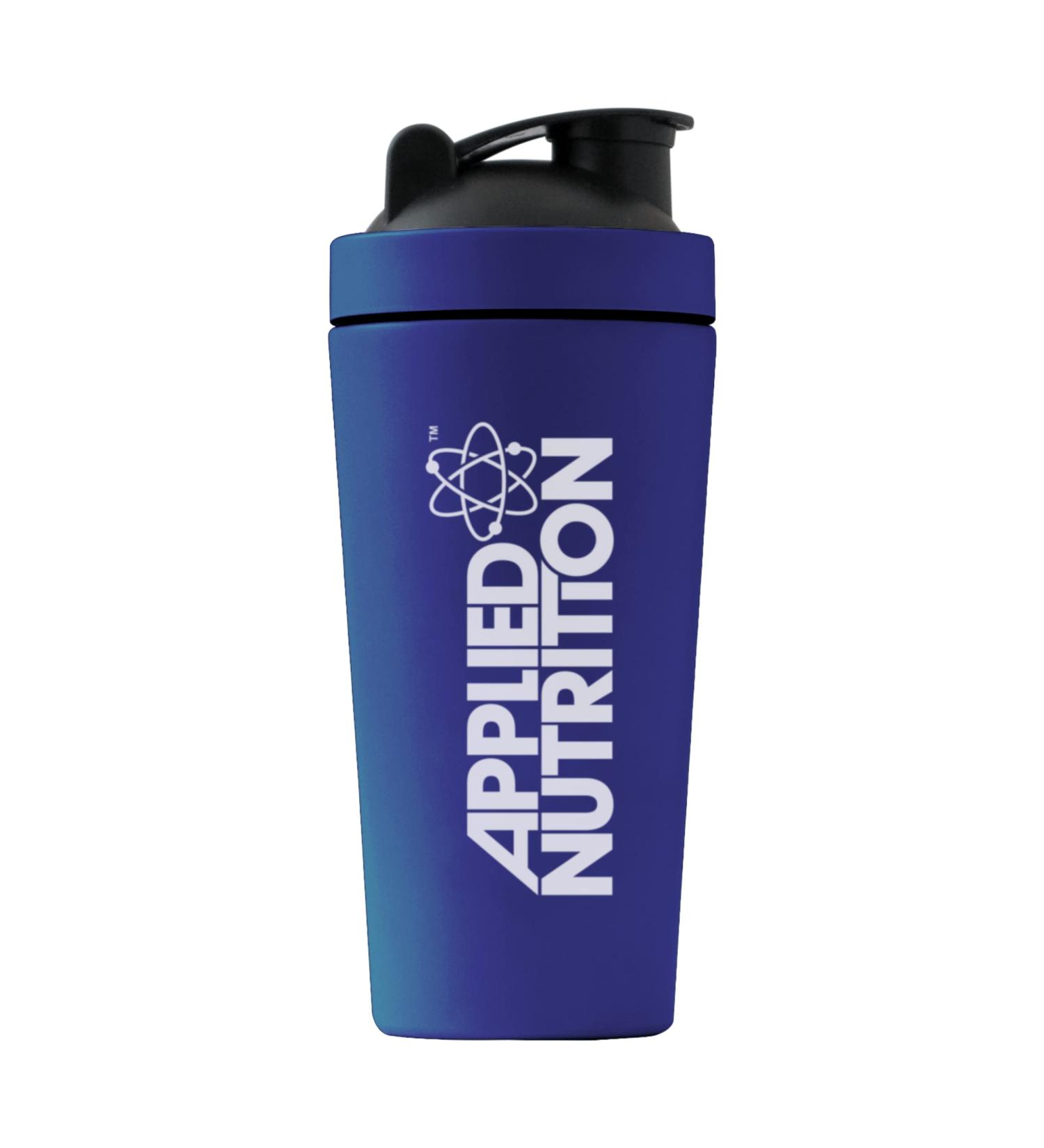 Applied Nutrition Metal Protein Shaker - 750ml Stainless Steel Sports Supplements Shaker Bottle - Buy Online on GoSupps.com