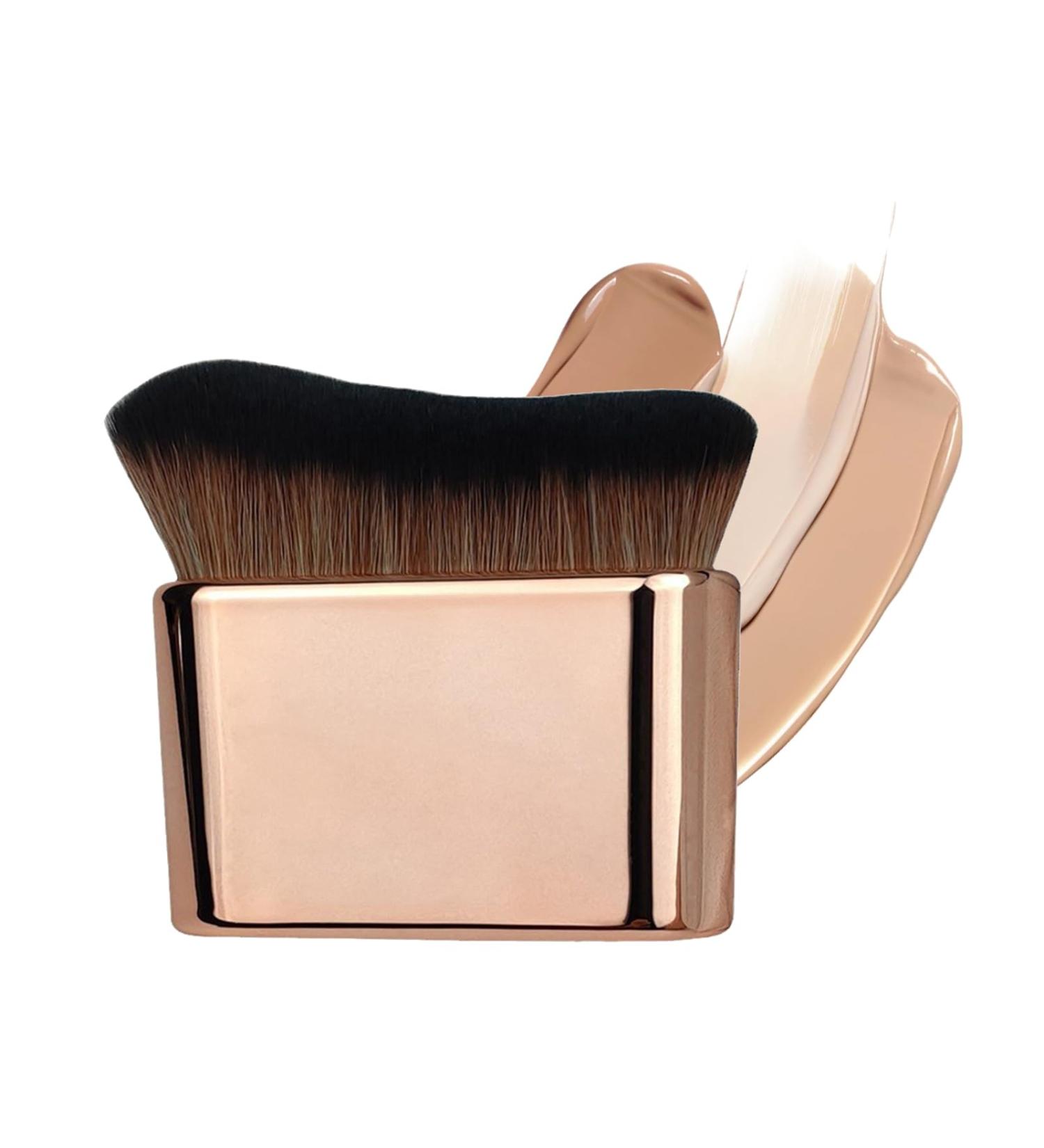 Tanning Brush Body Makeup Brush Foundation Brush Portable Fake Tan Brush Contour Brush Blush Brush Bronzer Brush for Blending Liquid Cream Concealer Tanner Brush Applicator for Body & Leg Makeup - Buy Online on GoSupps.com